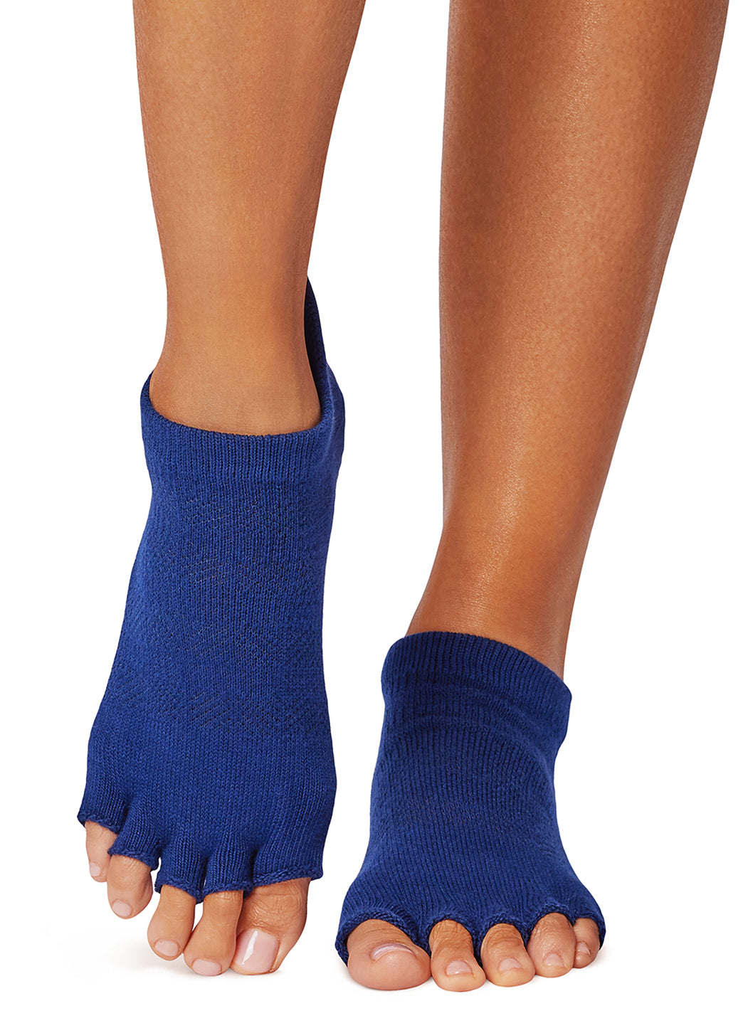 Toesox Grip Half Toe Low Rise Socks