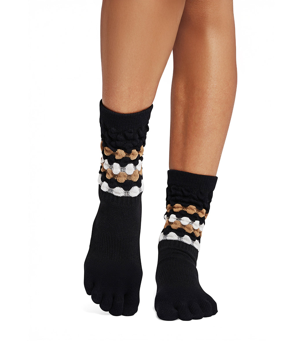 Toesox Crew Full Toe Grip Socks