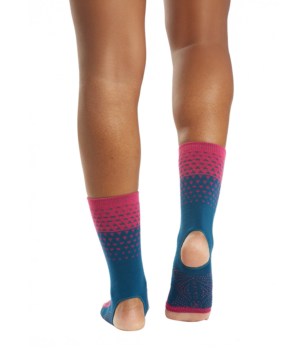 Gaiam Grippy Yoga Ankle Socks