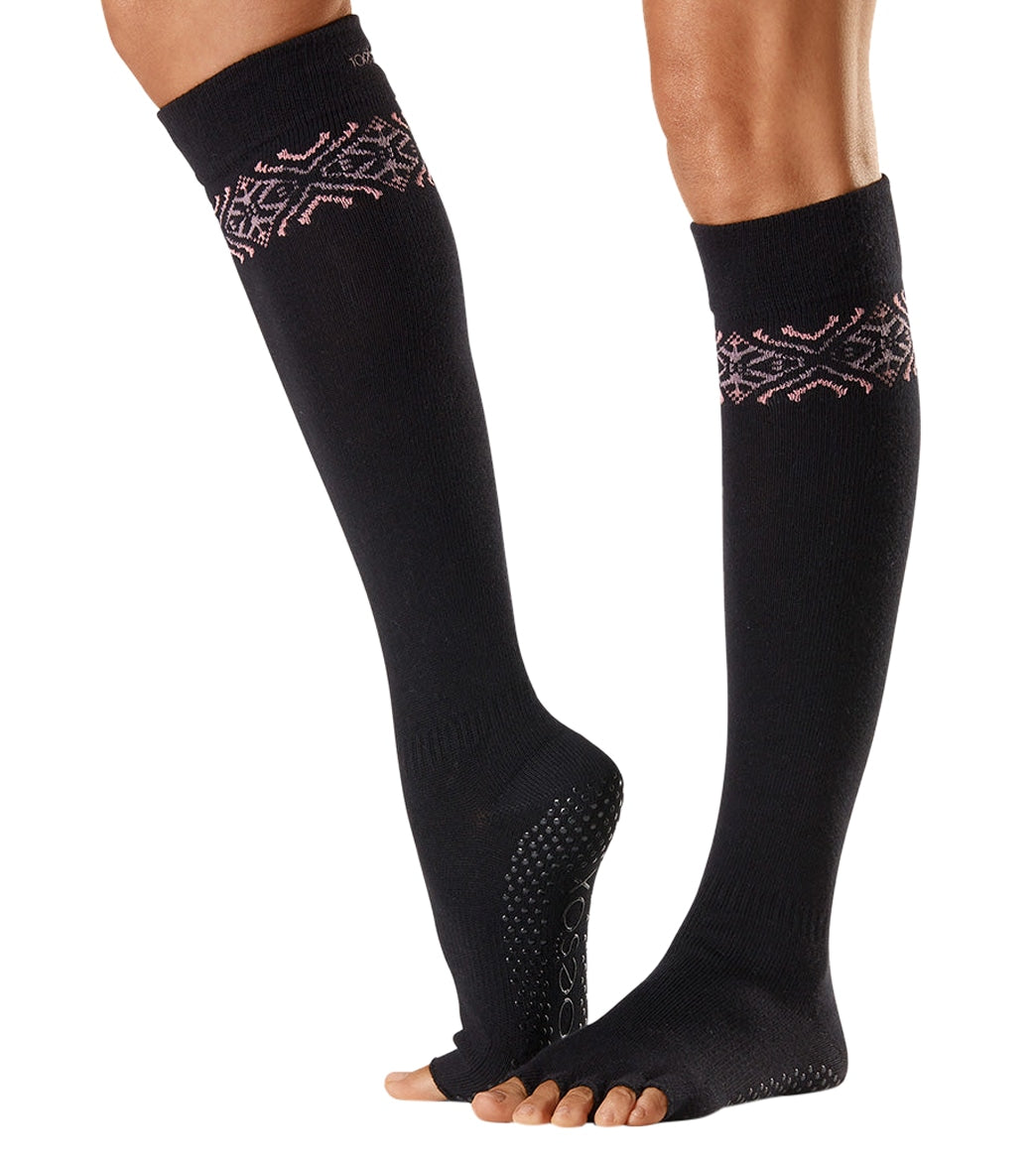Toesox Scrunch Half Toe Grip Socks