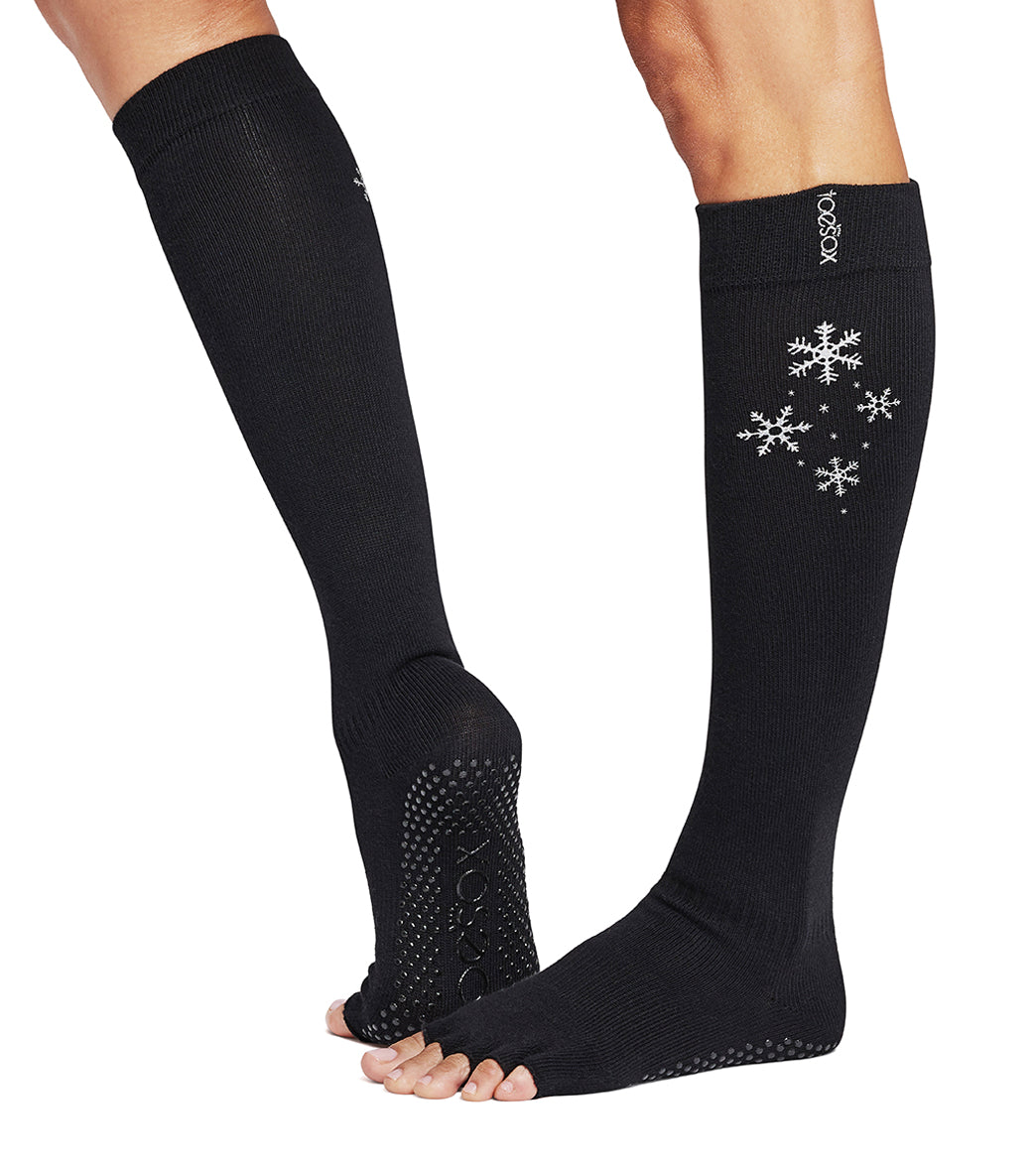 Toesox Scrunch Half Toe Grip Socks