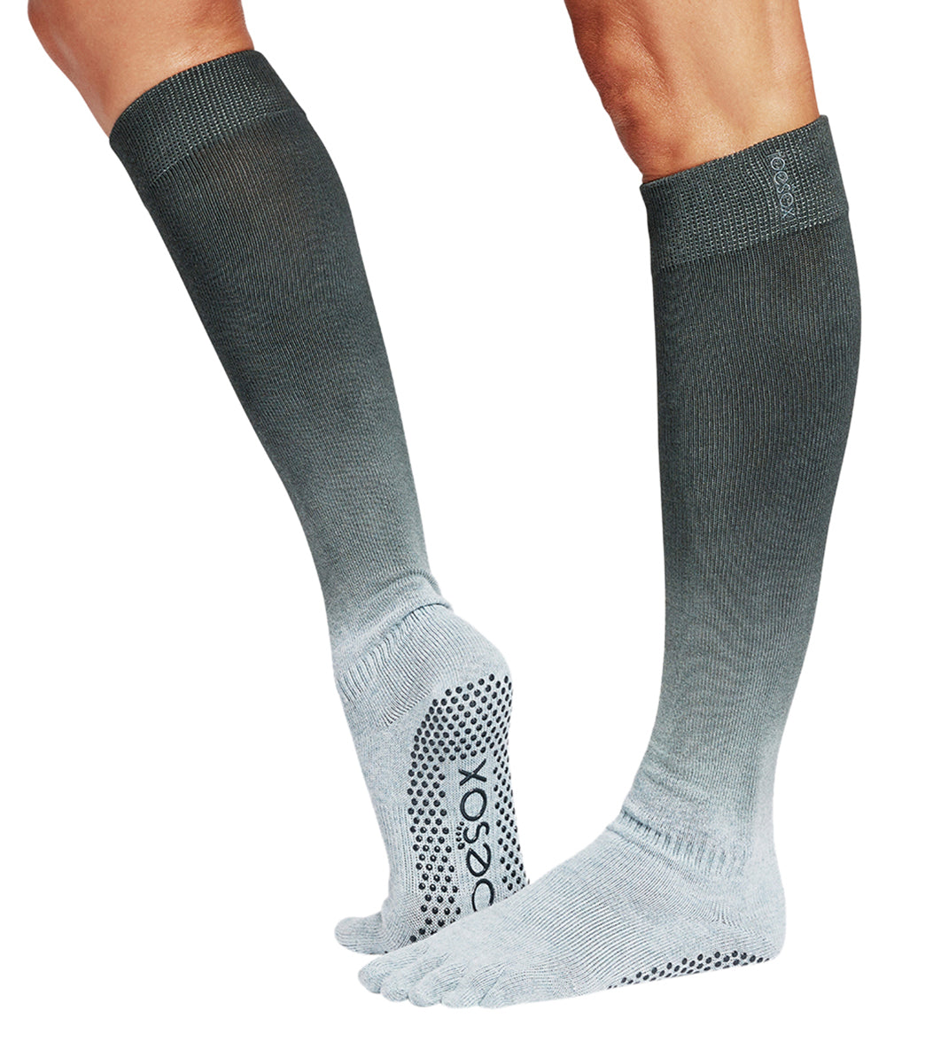 Toesox Scrunch Full Toe Grip Socks