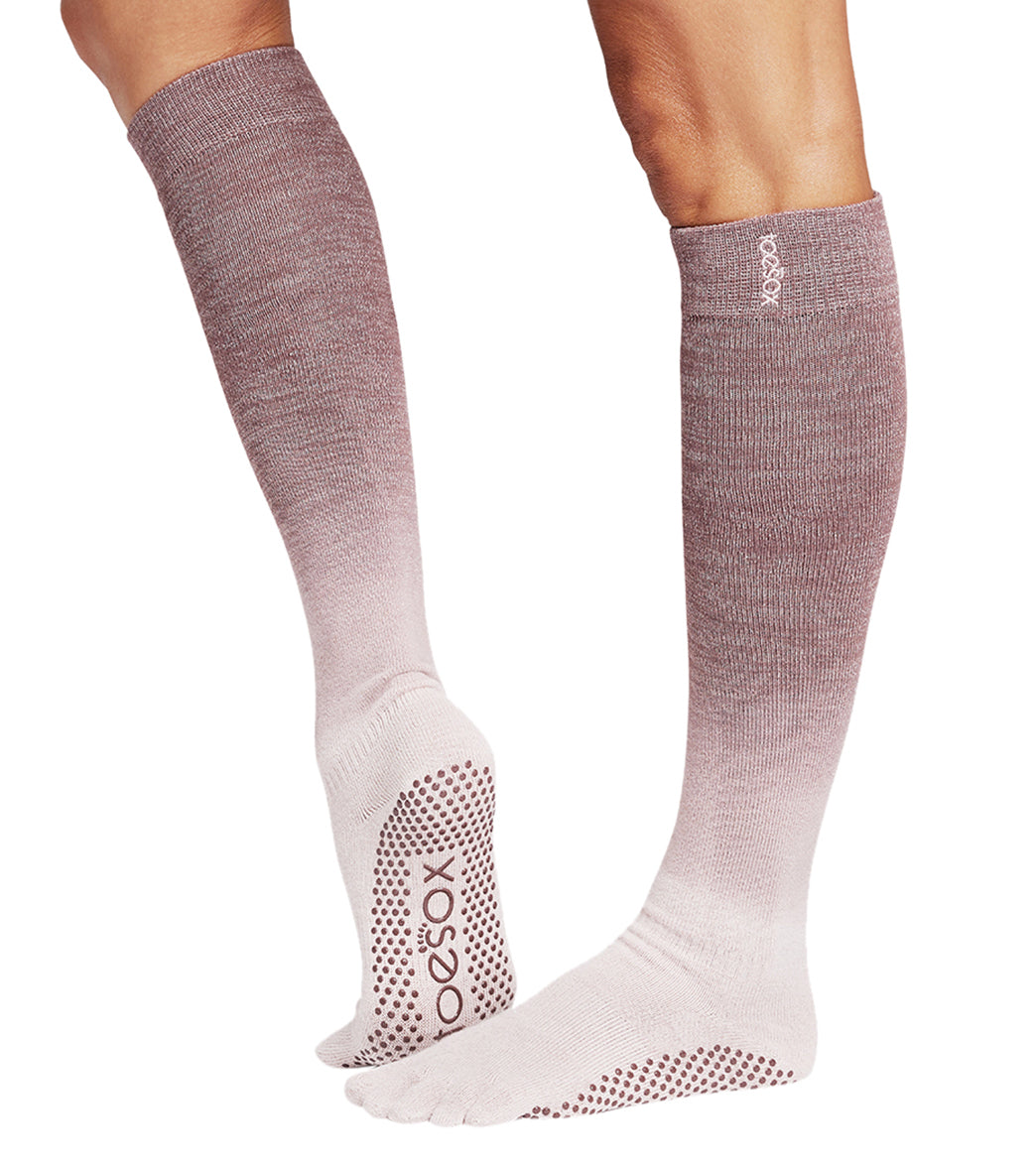 Toesox Scrunch Full Toe Grip Socks