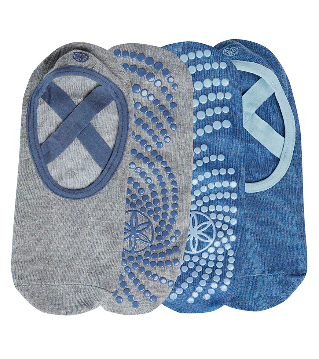 Gaiam Grippy Yoga Socks  (2 Pack)