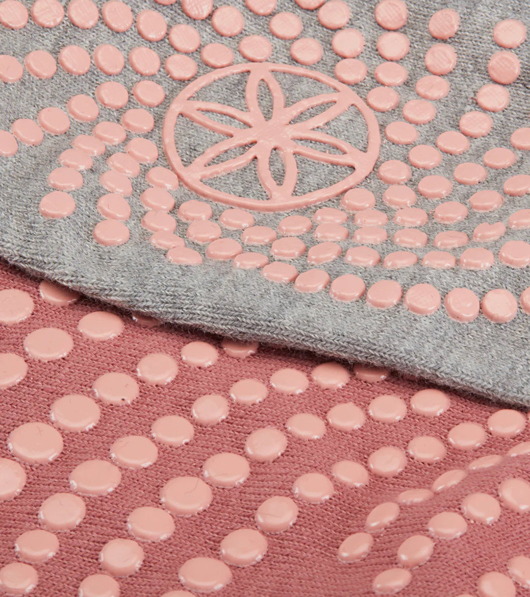 Gaiam Grippy Yoga Socks  (2 Pack)