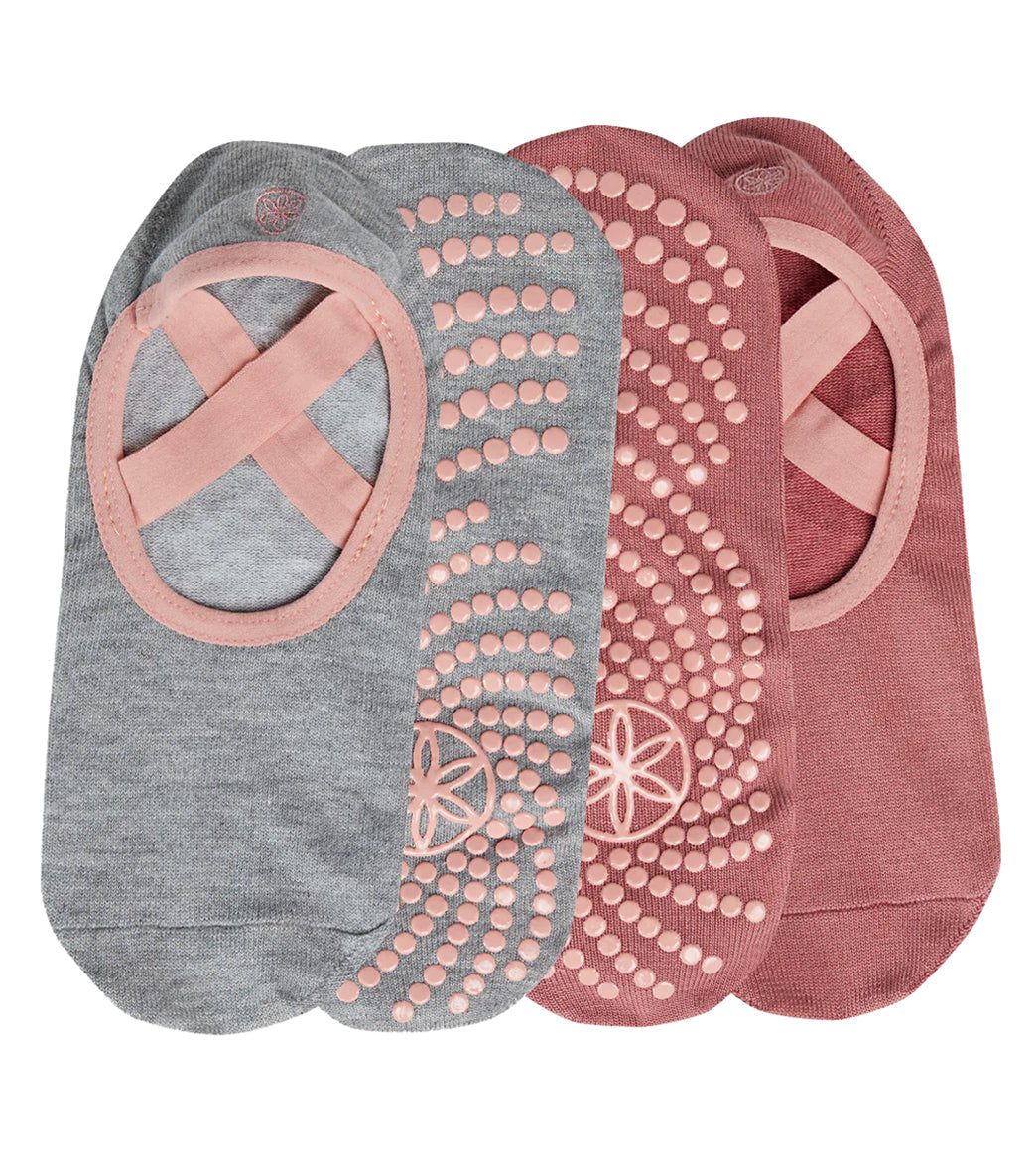 Gaiam Grippy Yoga Socks  (2 Pack)