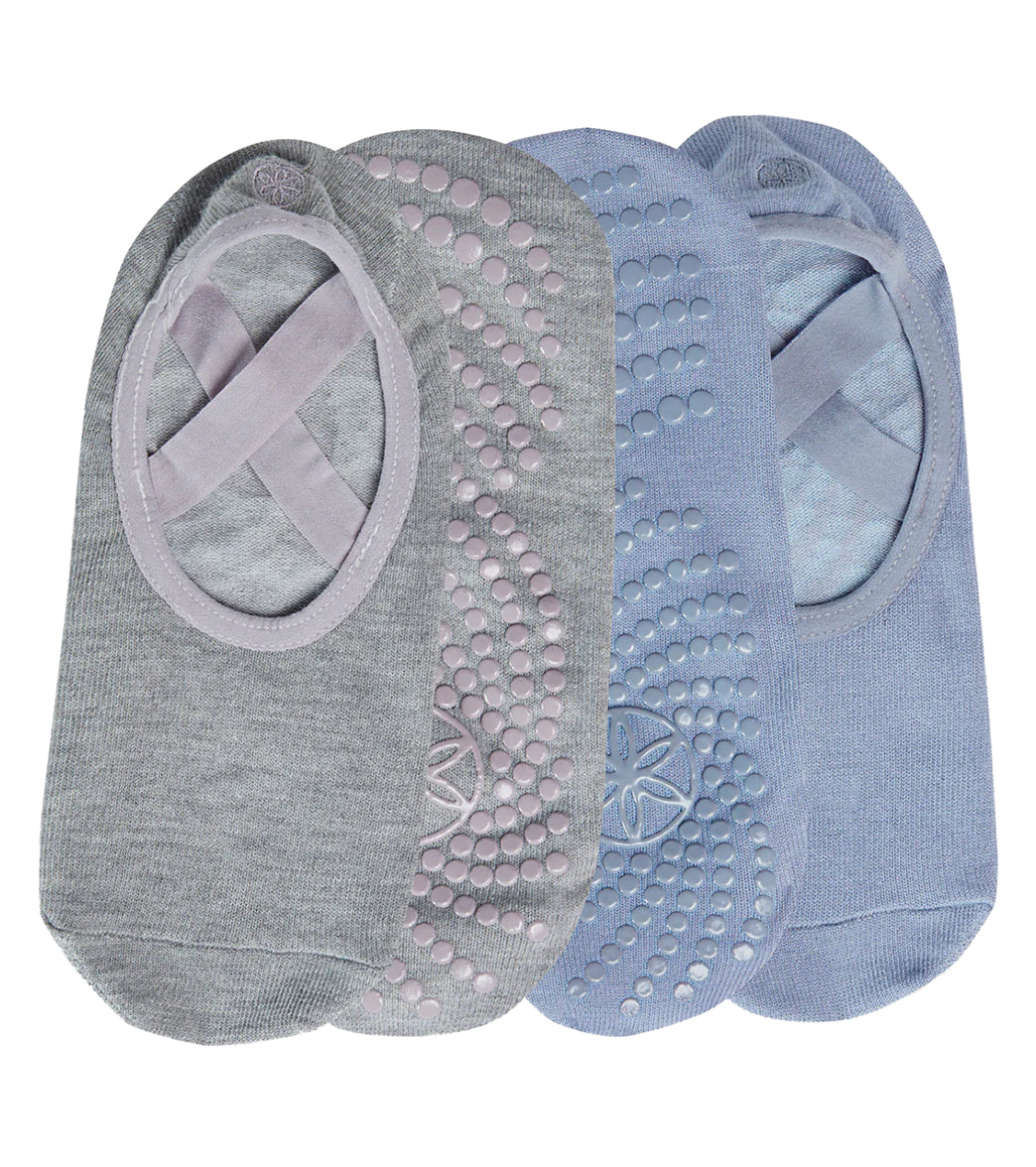 Gaiam Grippy Yoga Socks  (2 Pack)