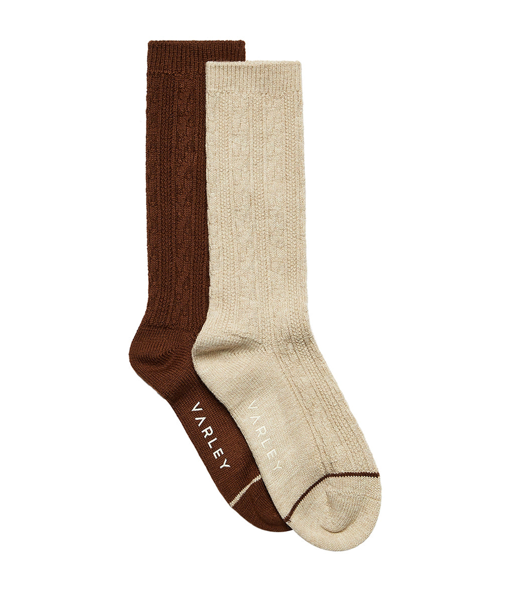 Varley Primrose Plush Cable Sock
