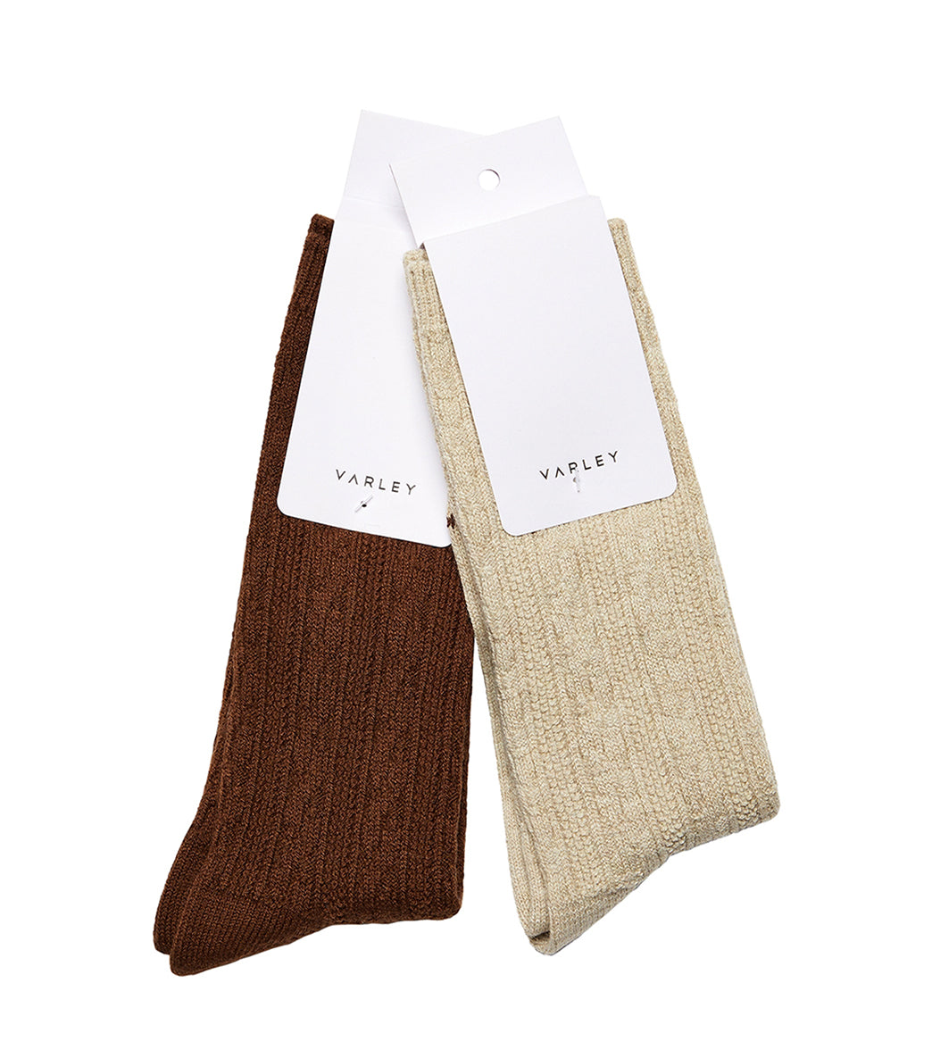 Varley Primrose Plush Cable Sock