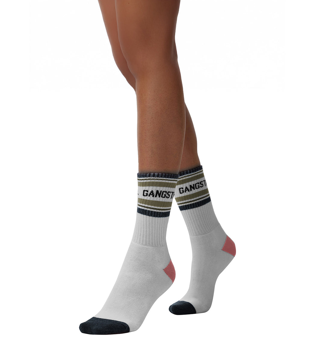 Spiritual Gangster SG Stripe Crew Sock