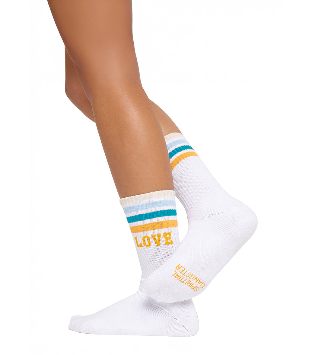Spiritual Gangster Love Crew Sock