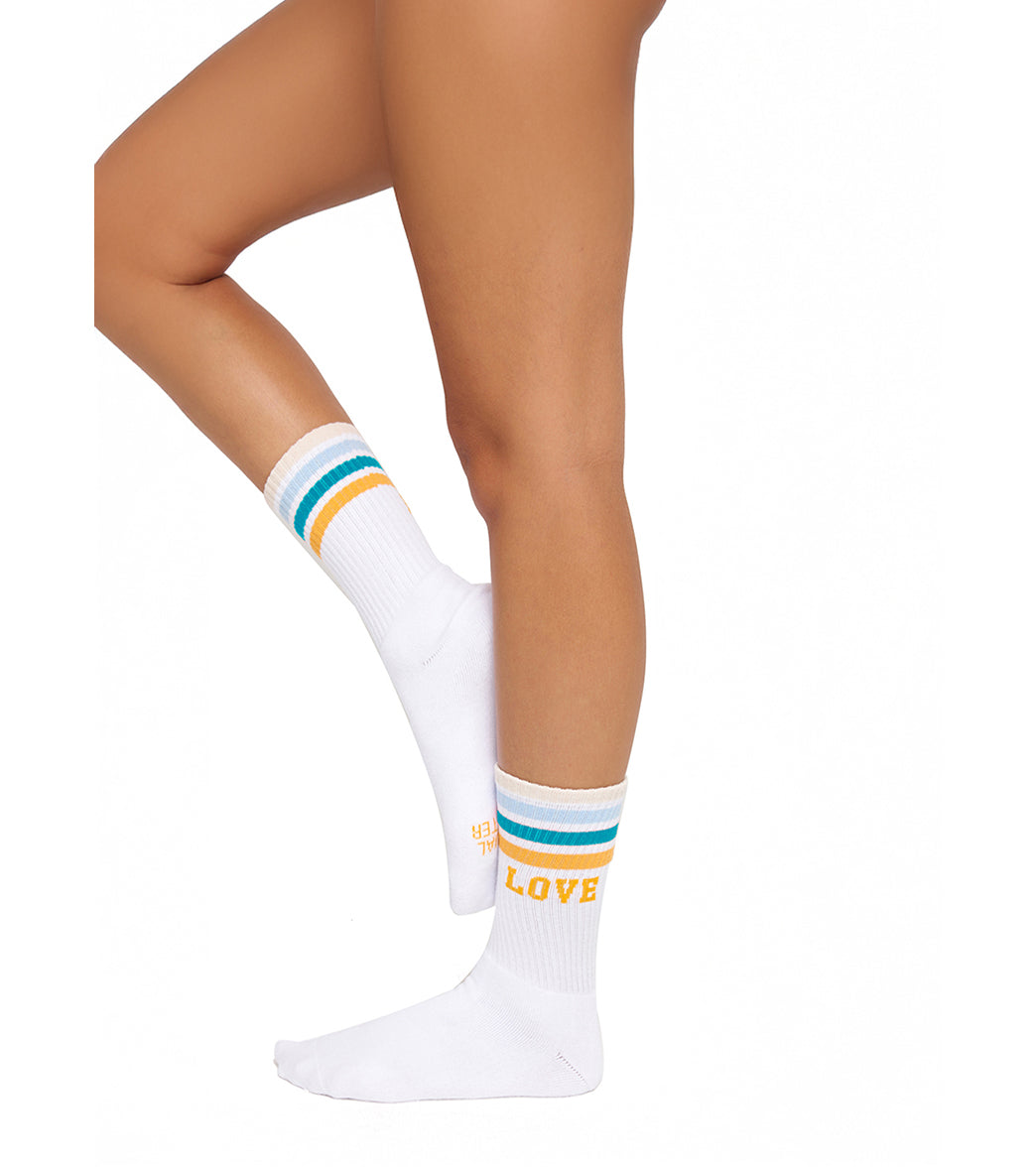 Spiritual Gangster Love Crew Sock