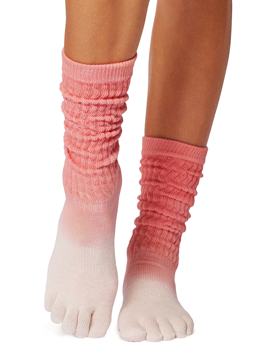 Toesox Slouch Full-Toe Grip Socks