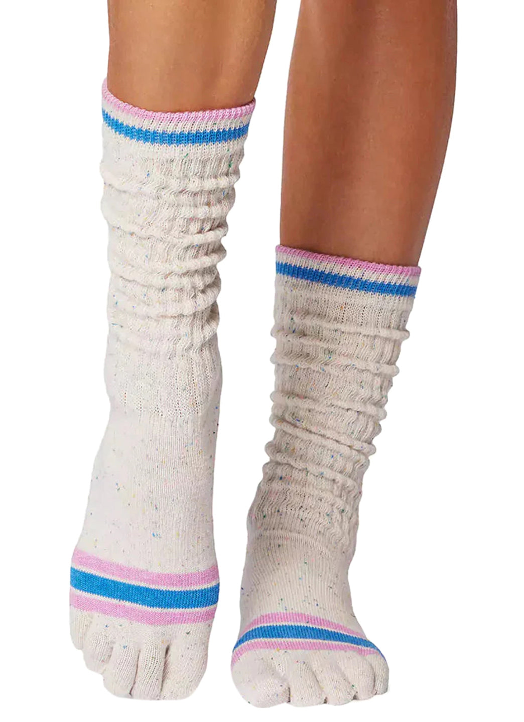 Toesox Slouch Full-Toe Grip Socks