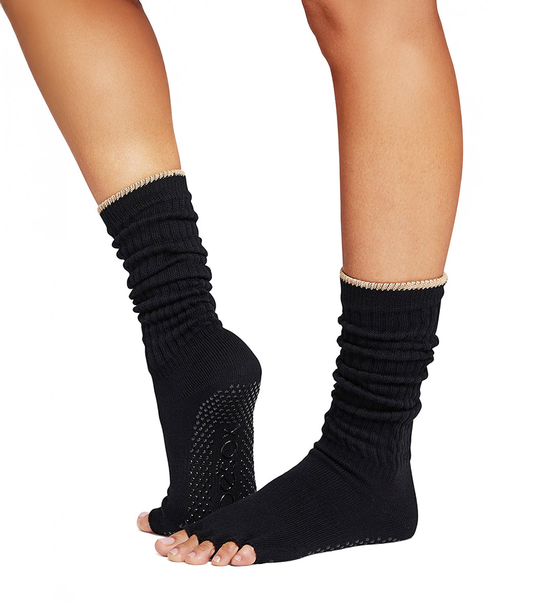 Toesox Slouch Half-Toe Grip Socks