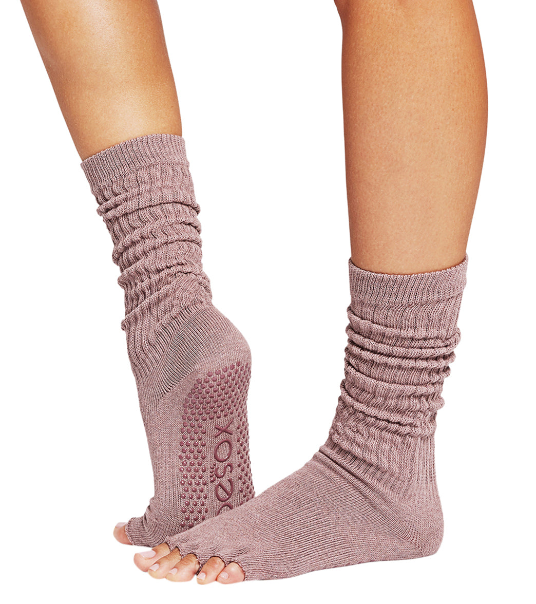 Toesox Slouch Half-Toe Grip Socks