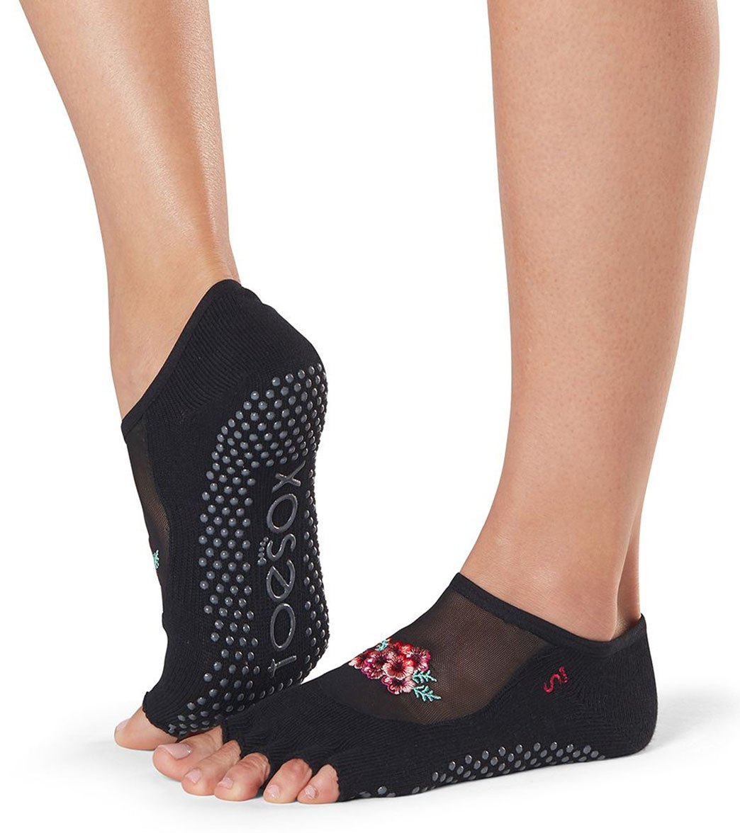 Toesox Luna Half-Toe Yoga Grip Socks