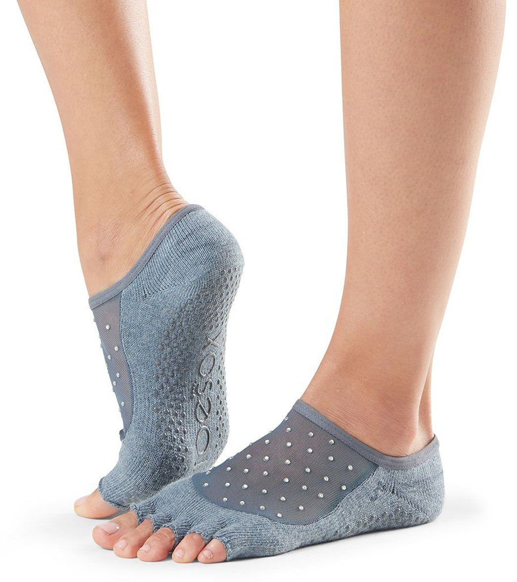 Toesox Luna Half-Toe Yoga Grip Socks