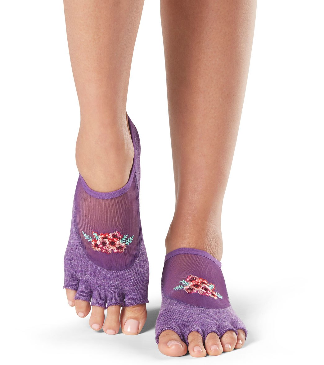 Toesox Luna Half-Toe Yoga Grip Socks