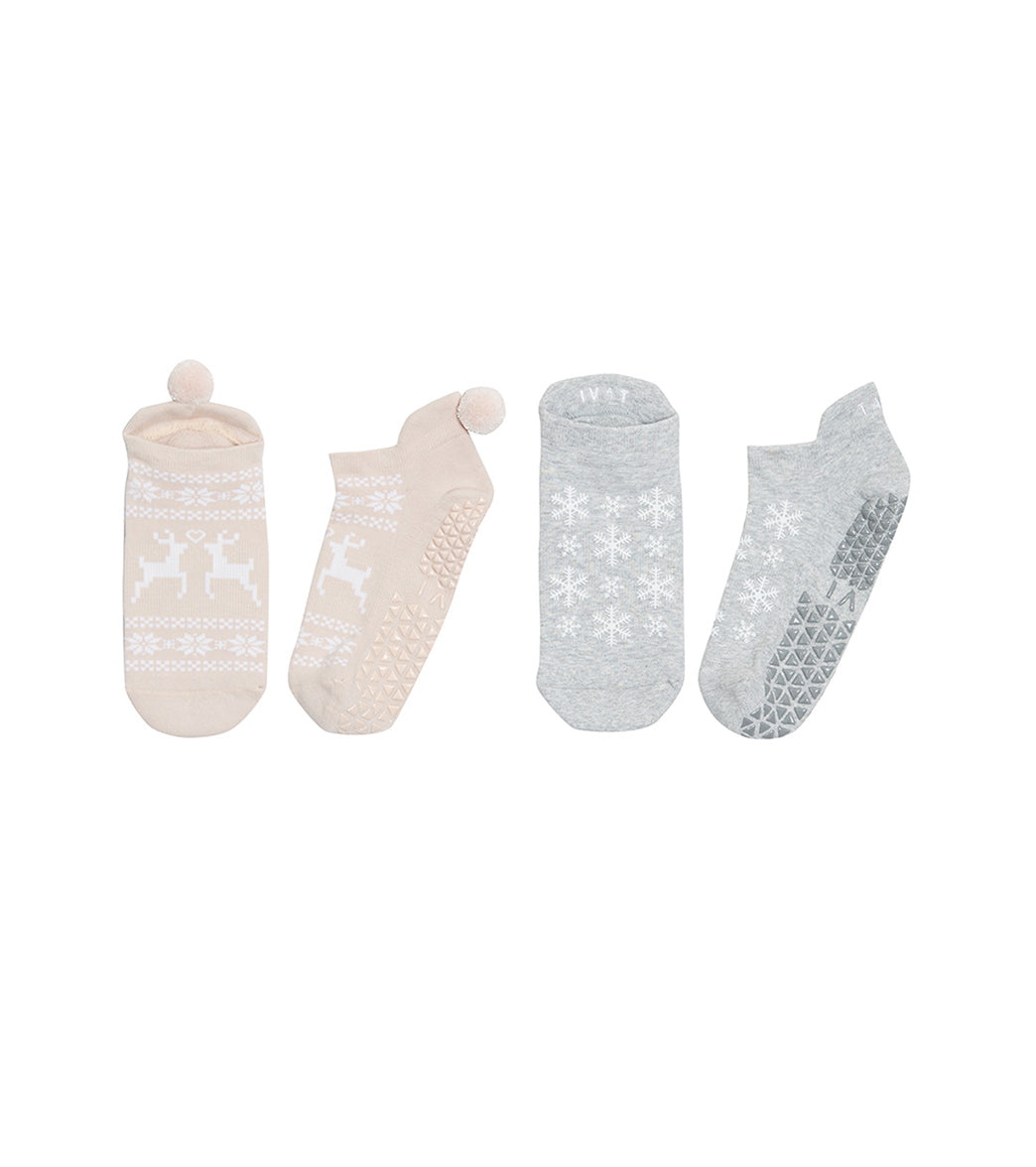 Tavi Savvy 2 Pack Yoga Grip Socks