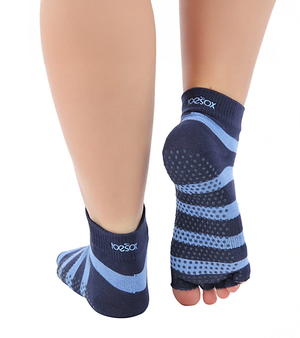 Toesox Ankle Length Half-Toe Yoga Grip Socks