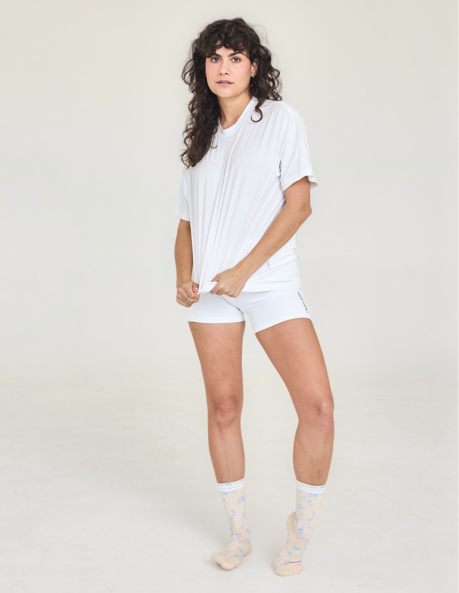 The Floral Grip Sock