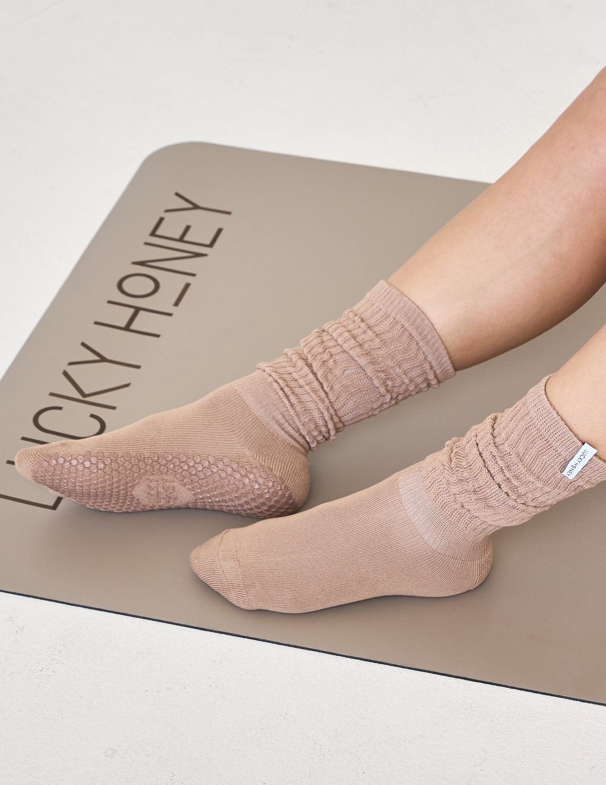 The Scrunch Grip Sock