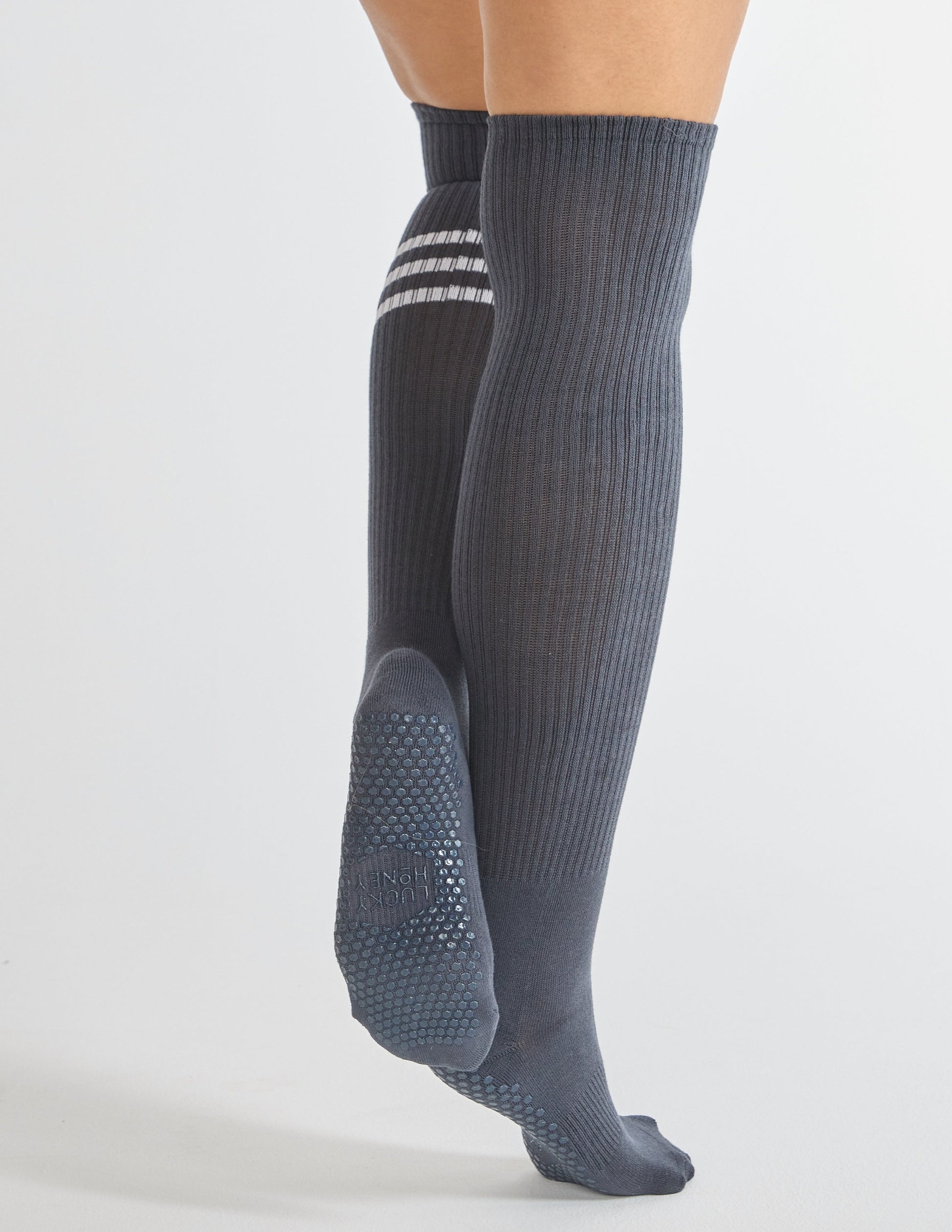 The Mismatched Knee High Grip Sock