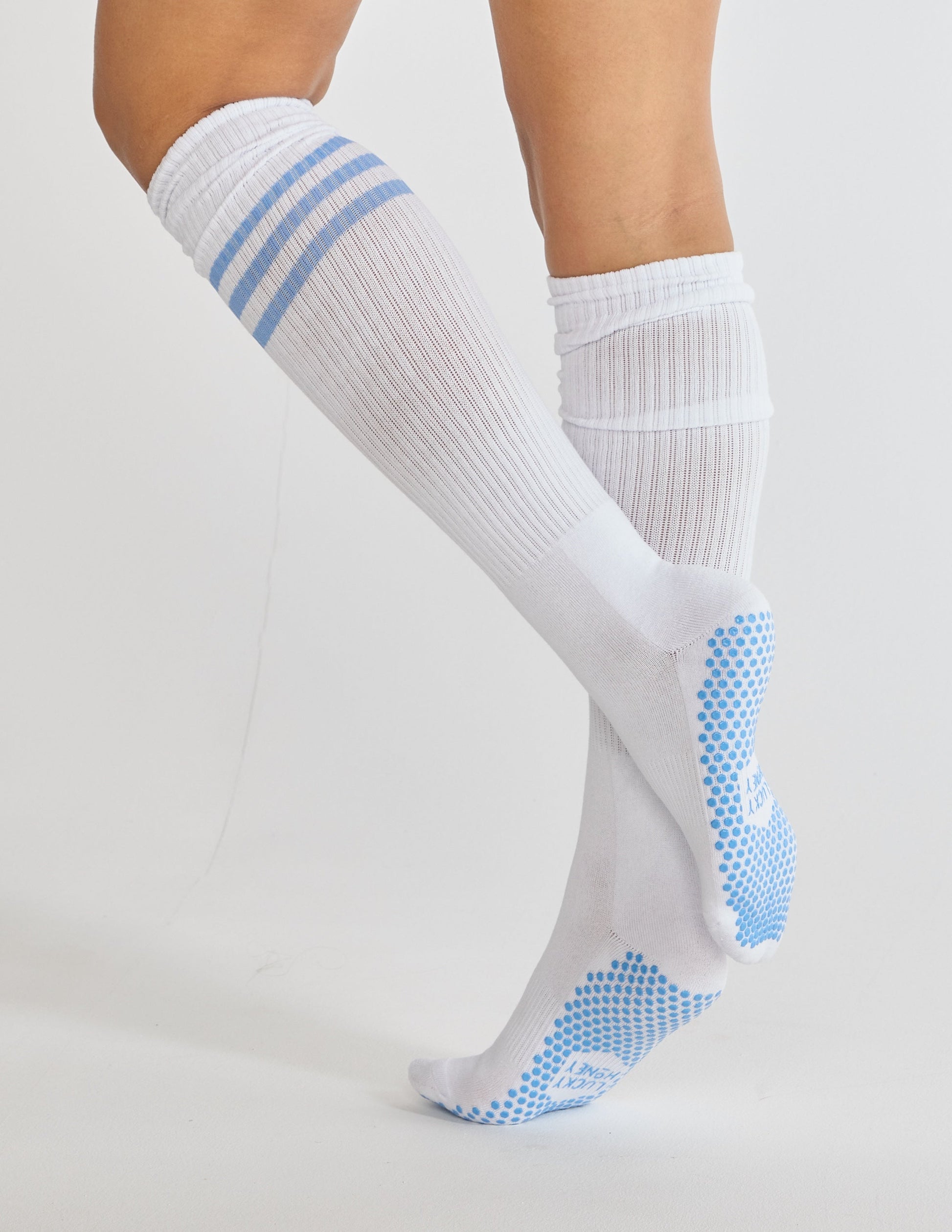 The Mismatched Knee High Grip Sock