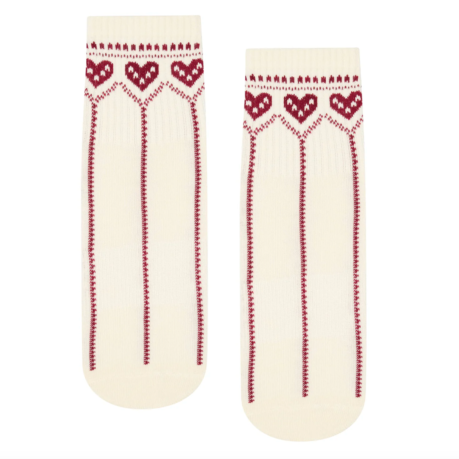 Crew Grip Socks - Alpine Heart (Barre / Pilates)