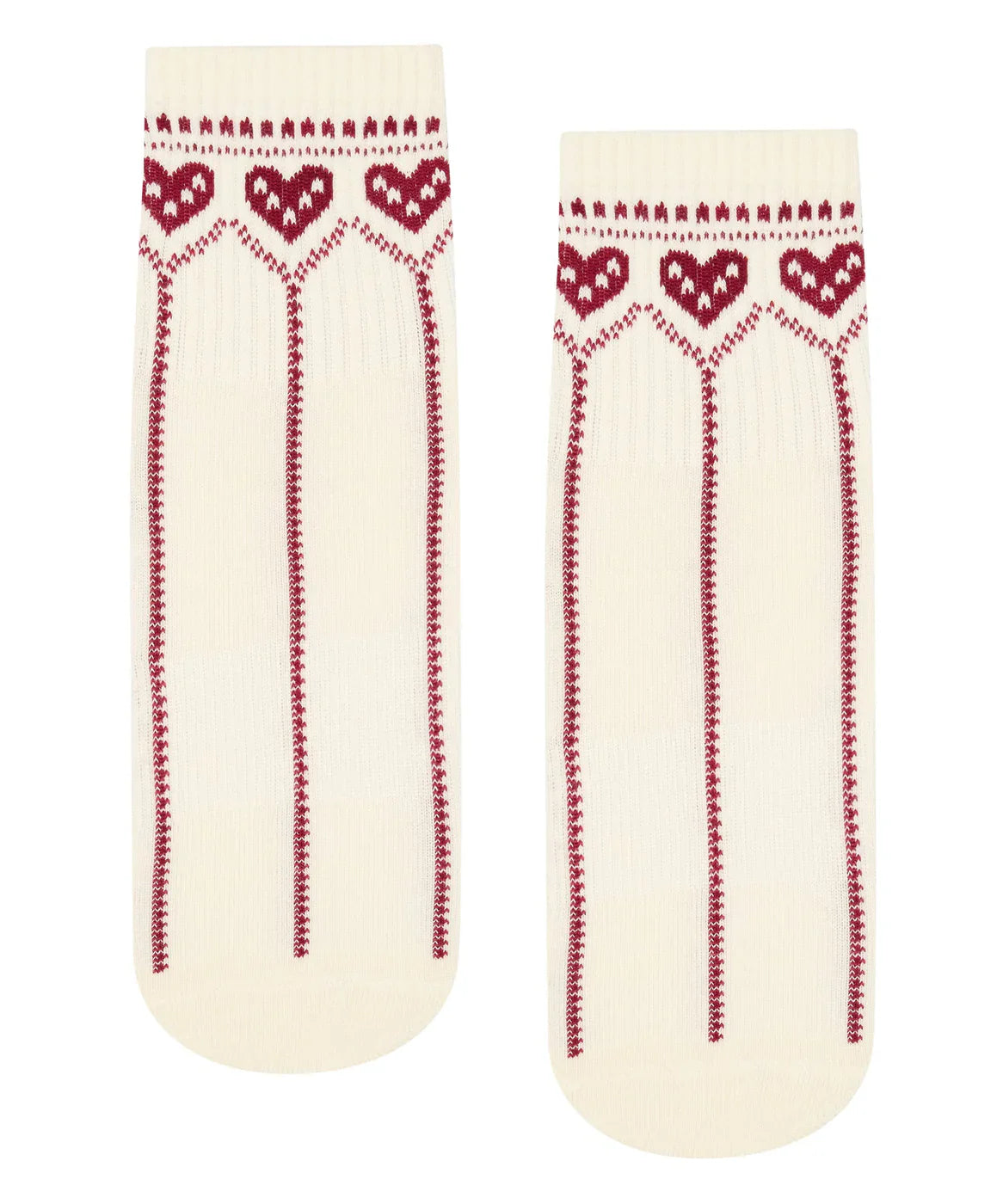 Crew Grip Socks - Alpine Heart (Barre / Pilates)