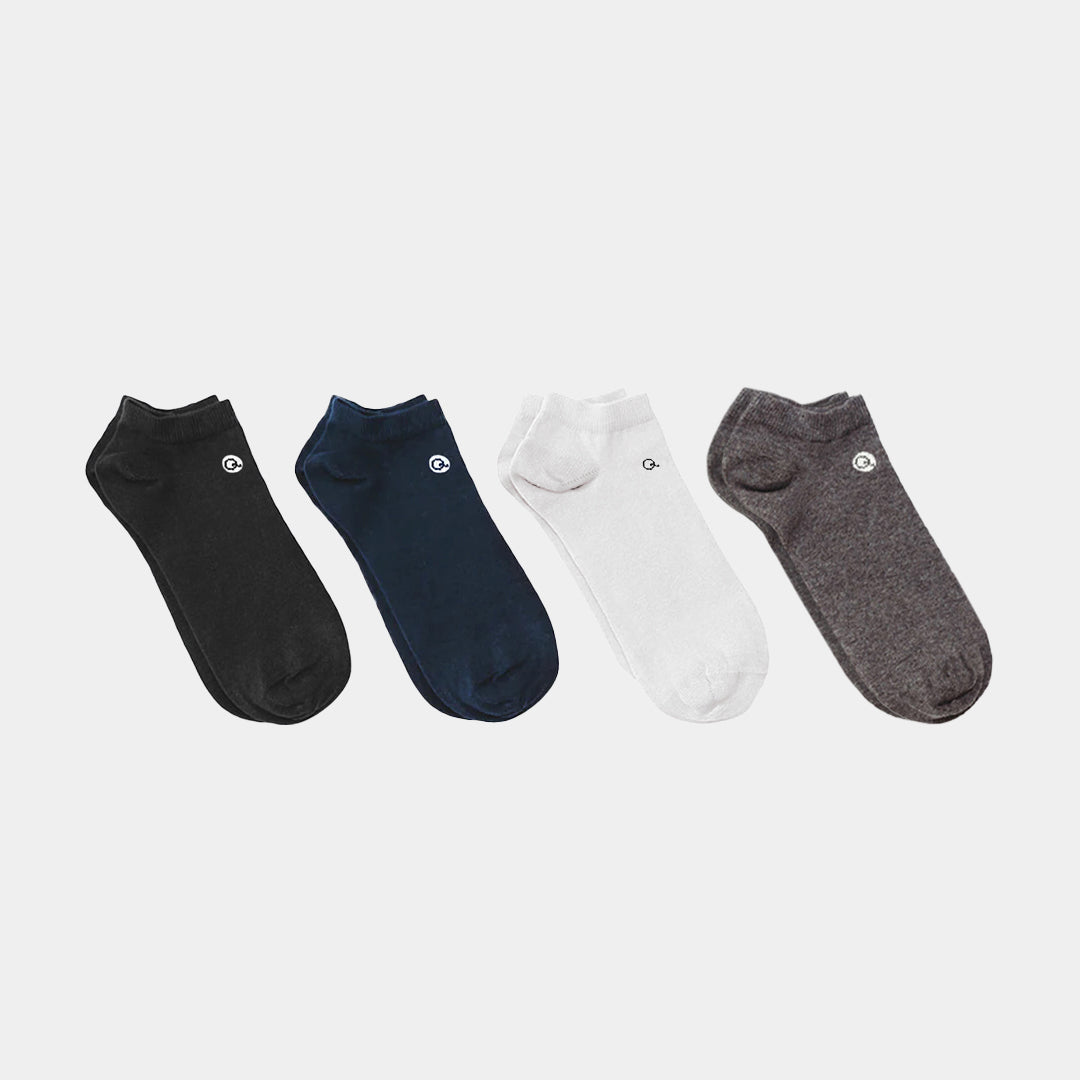Everyday Kids' Ankle Socks  - 98% Organic Cotton (4 pack)
