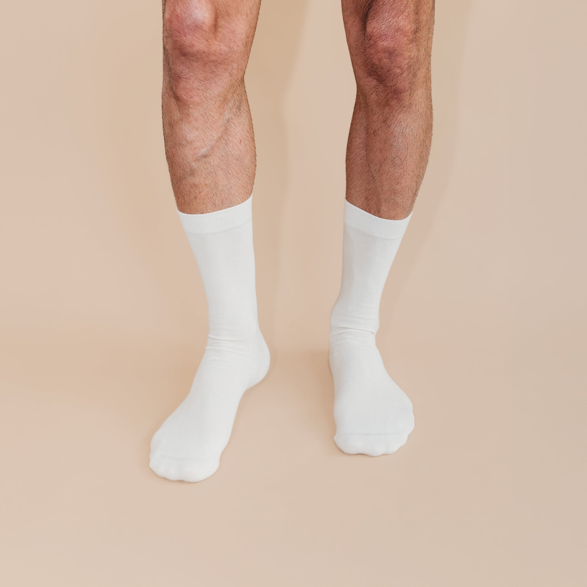 Pure (no dye) Adult Trouser Socks - 98% Organic Cotton