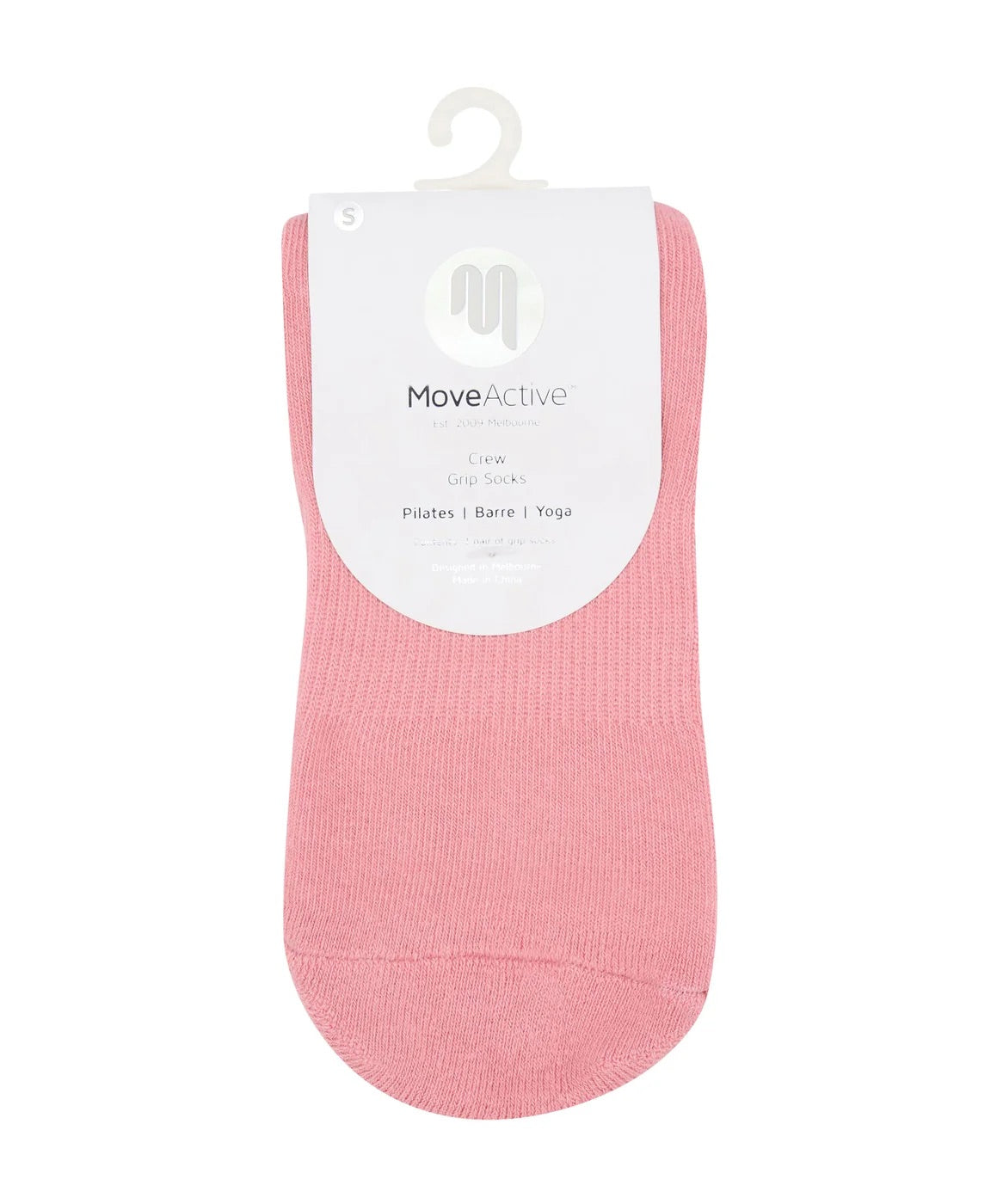 Pilates Club Crew Grip Socks - (Barre / Pilates)