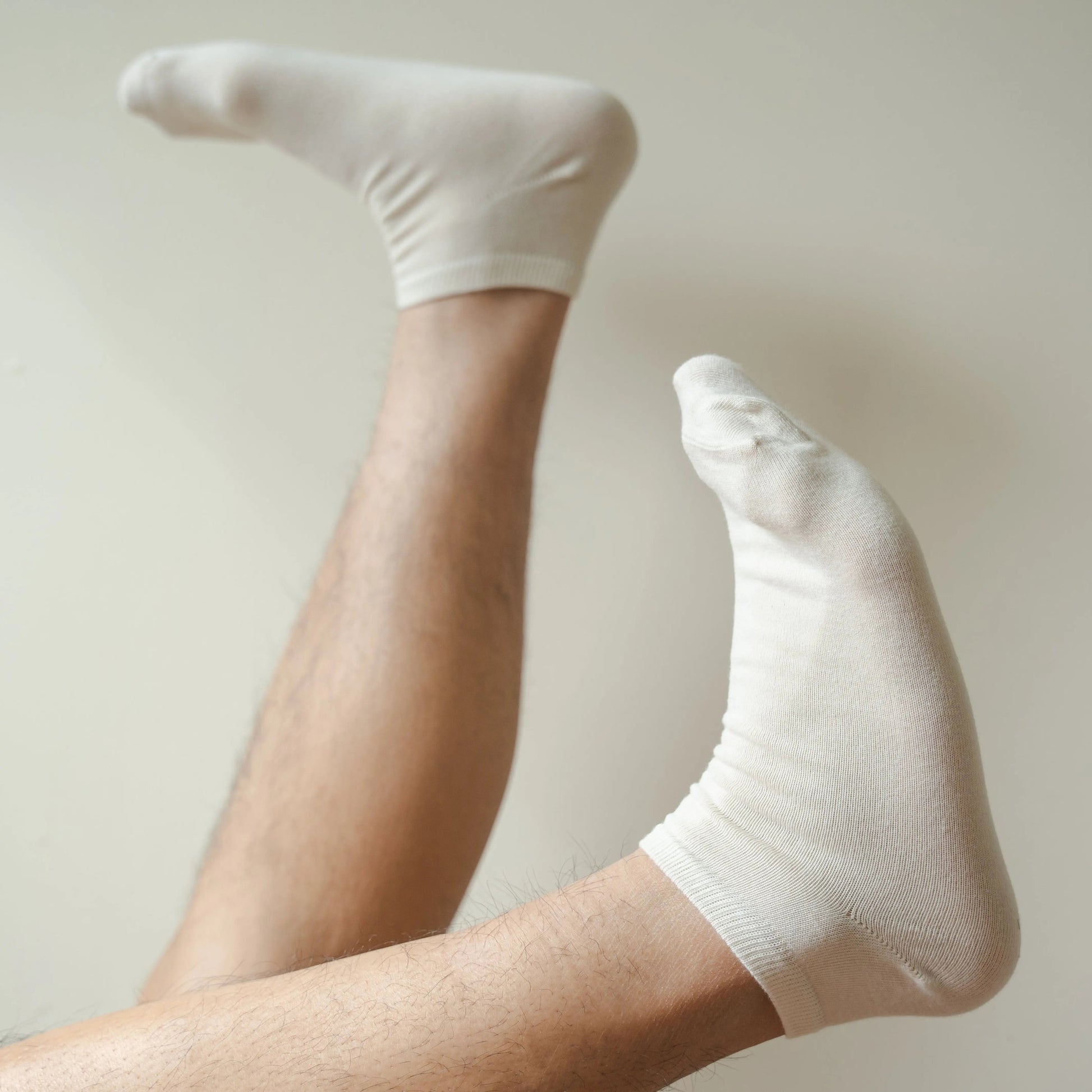 Pure Organic (no dye) Lightweight Adult Ankle Socks - 98% Organic Cotton