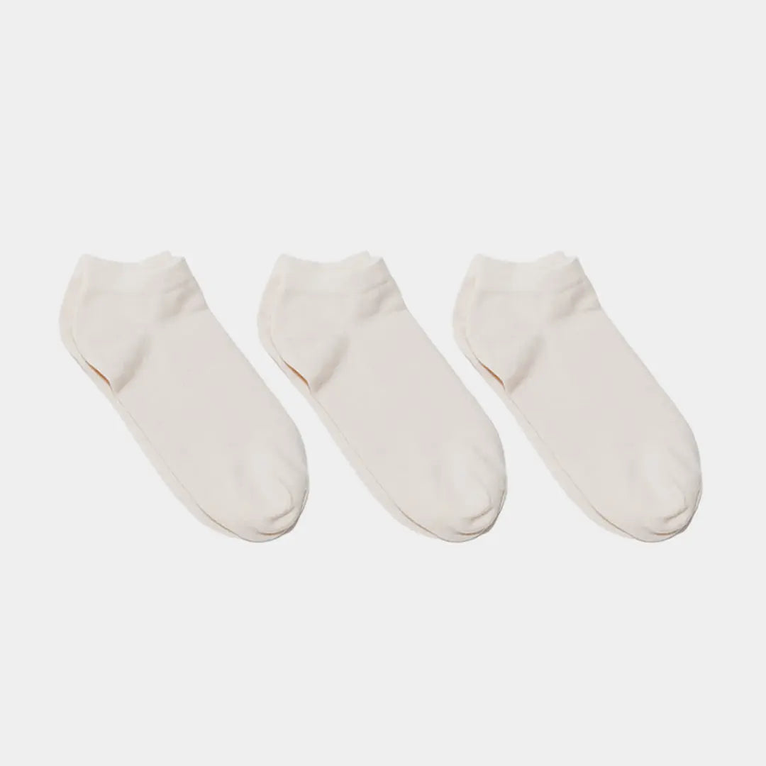 Pure Organic (no dye) Midweight Adult Ankle Socks - 97% Organic Cotton