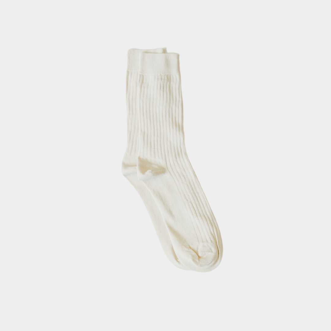 Adult Ribbed Socks - 100% Organic Cotton