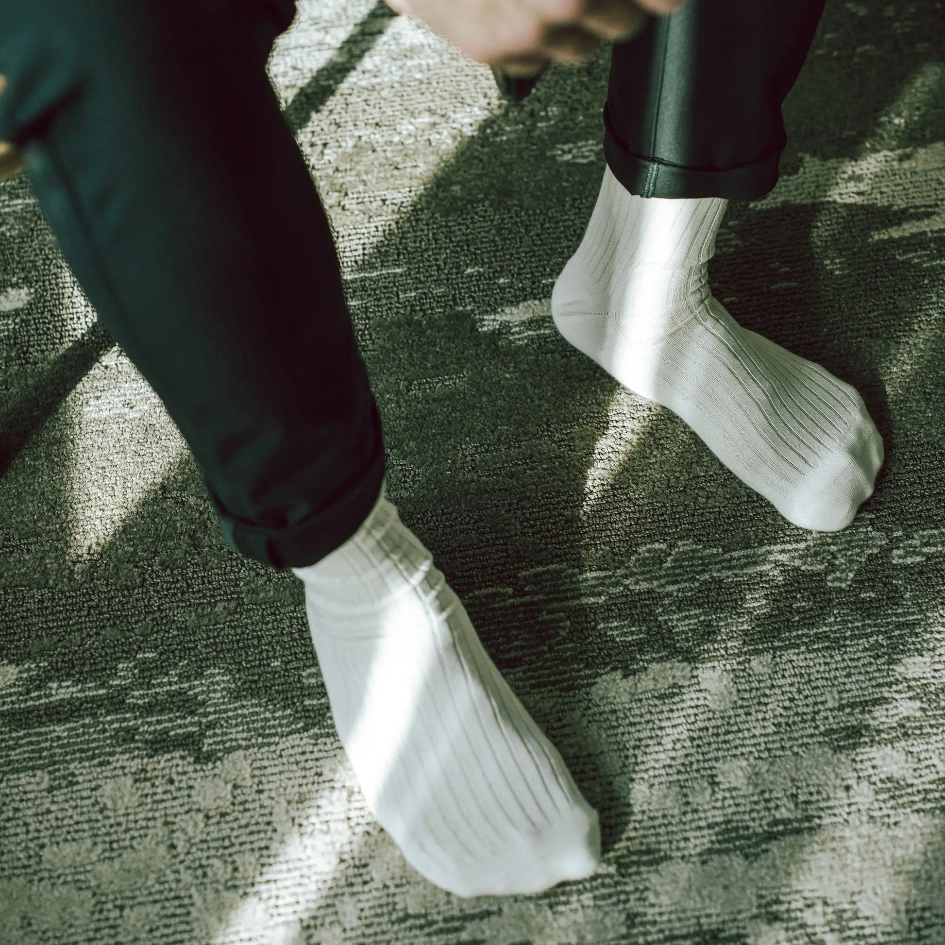 Adult Ribbed Socks - 100% Organic Cotton