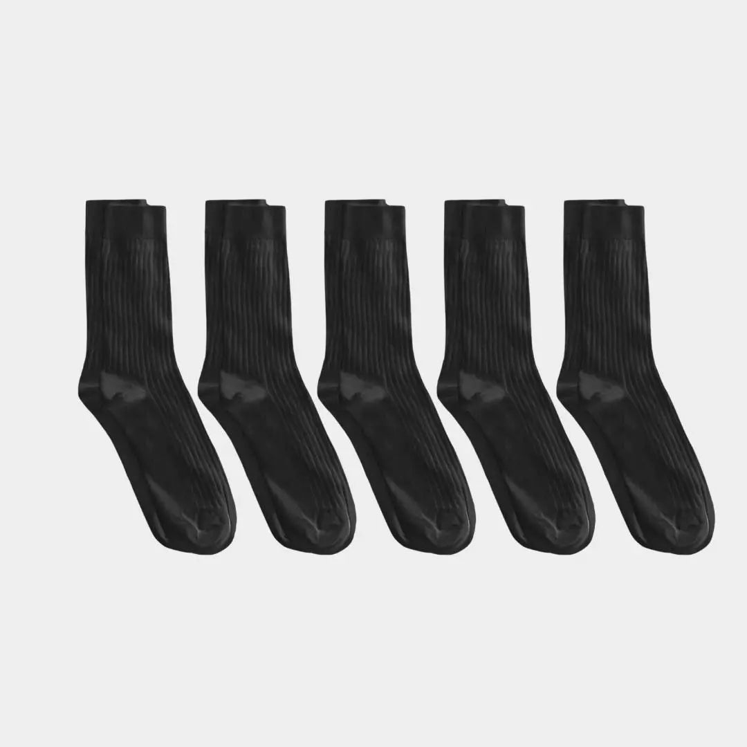 Adult Ribbed Socks - 100% Organic Cotton