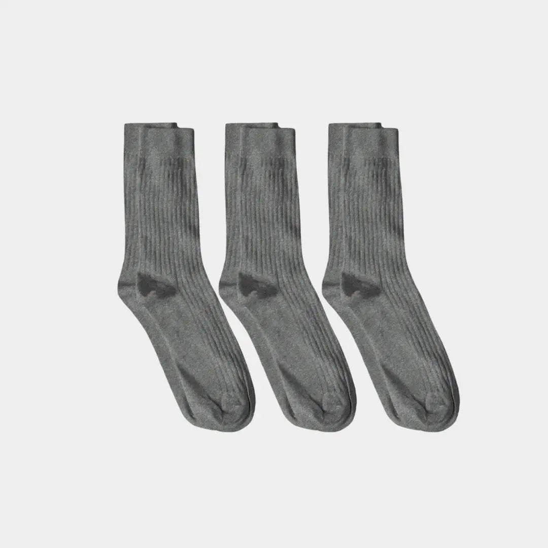 Adult Ribbed Socks - 100% Organic Cotton
