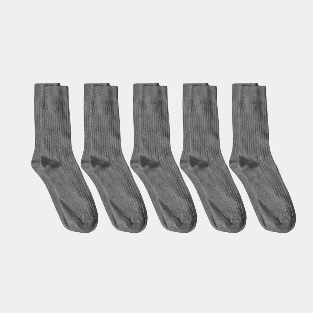 Adult Ribbed Socks - 100% Organic Cotton