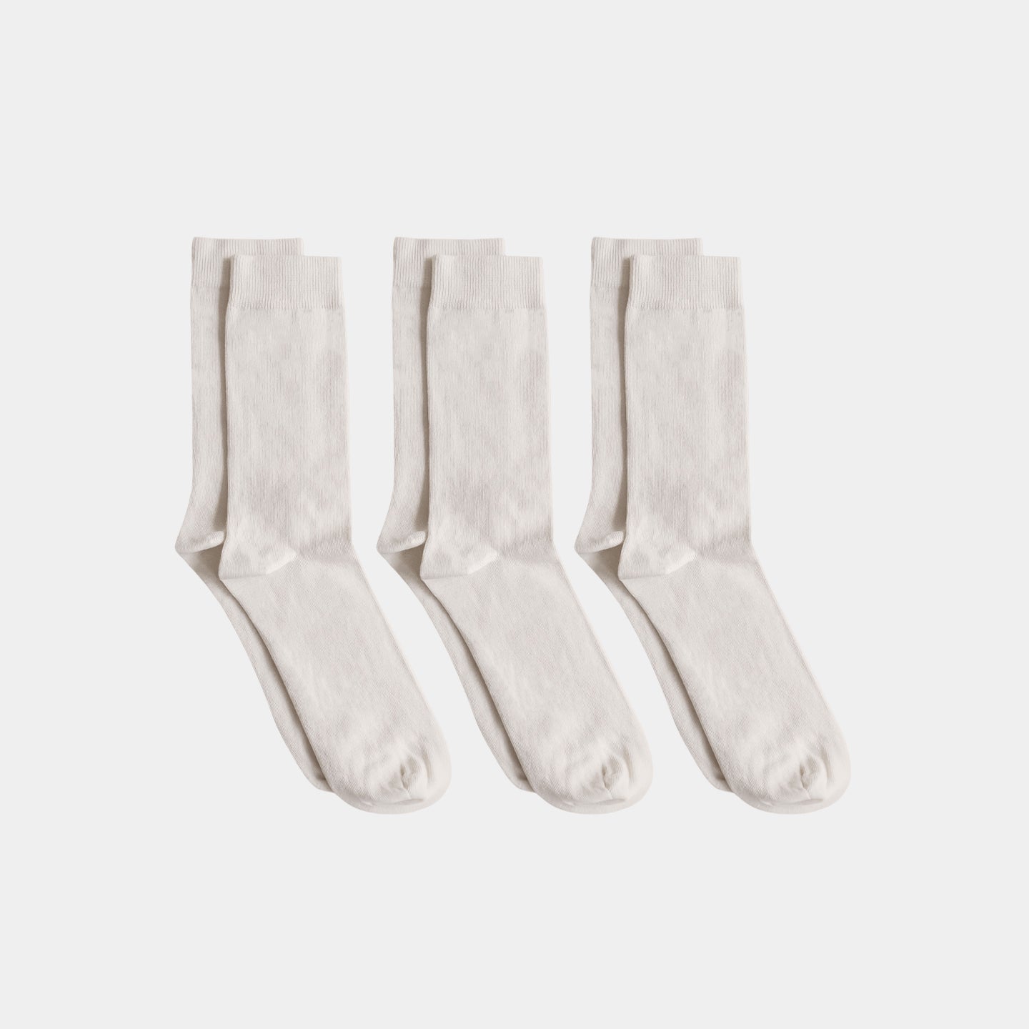 Pure (no dye) Adult Trouser Socks - 98% Organic Cotton