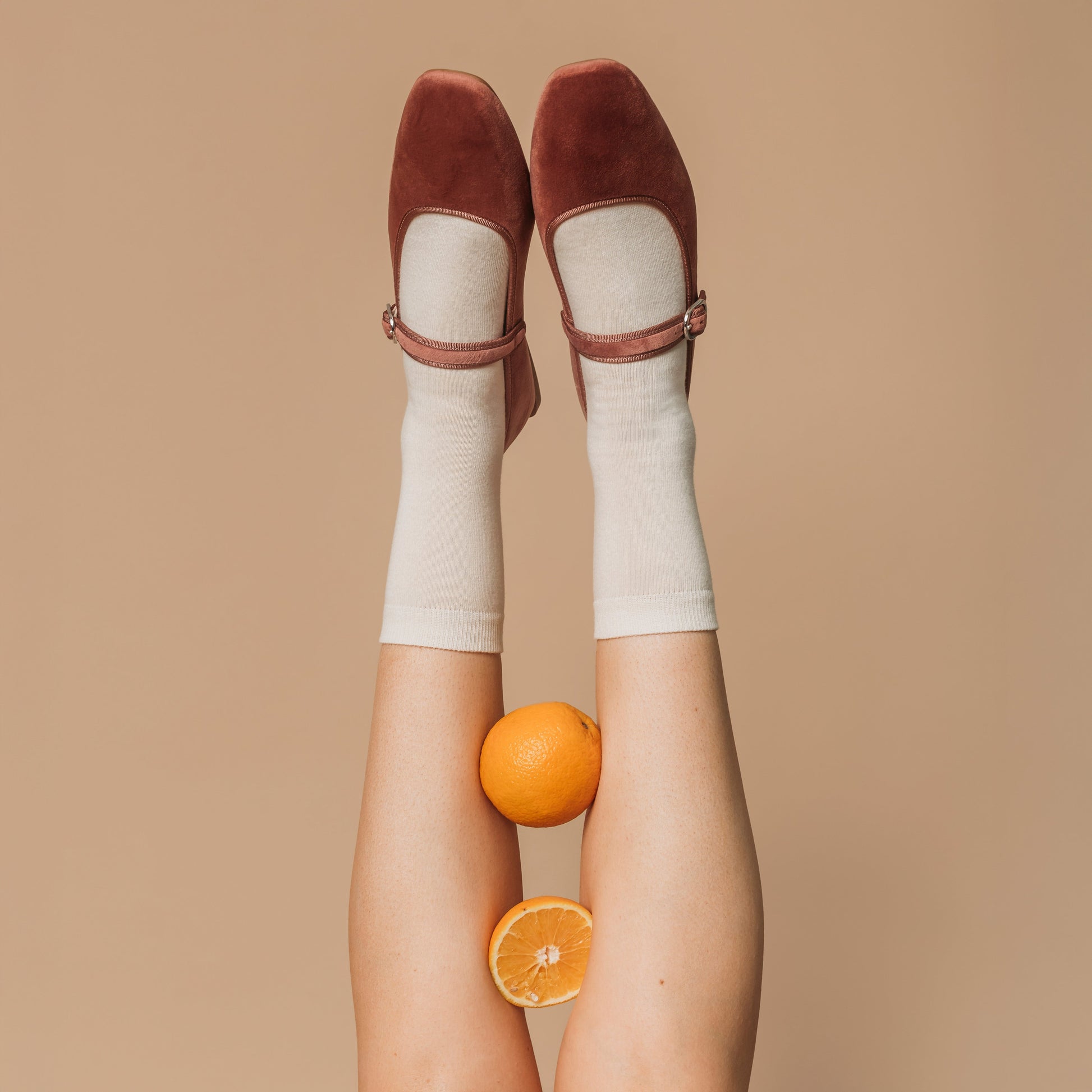 Pure (no dye) Adult Trouser Socks - 98% Organic Cotton