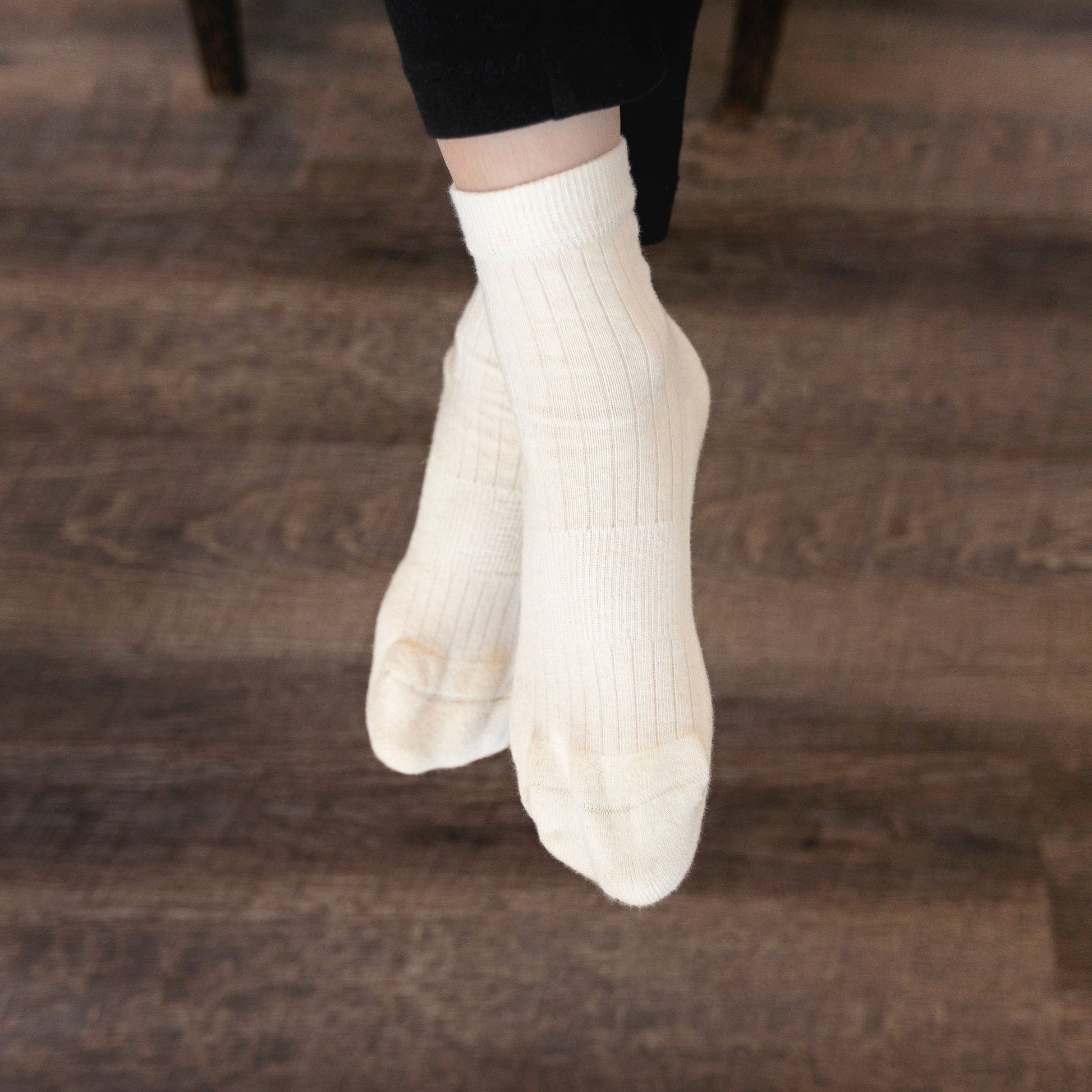 Cotton Quarter Pacers Kids Socks (Midweight) - 97% Organic Cotton