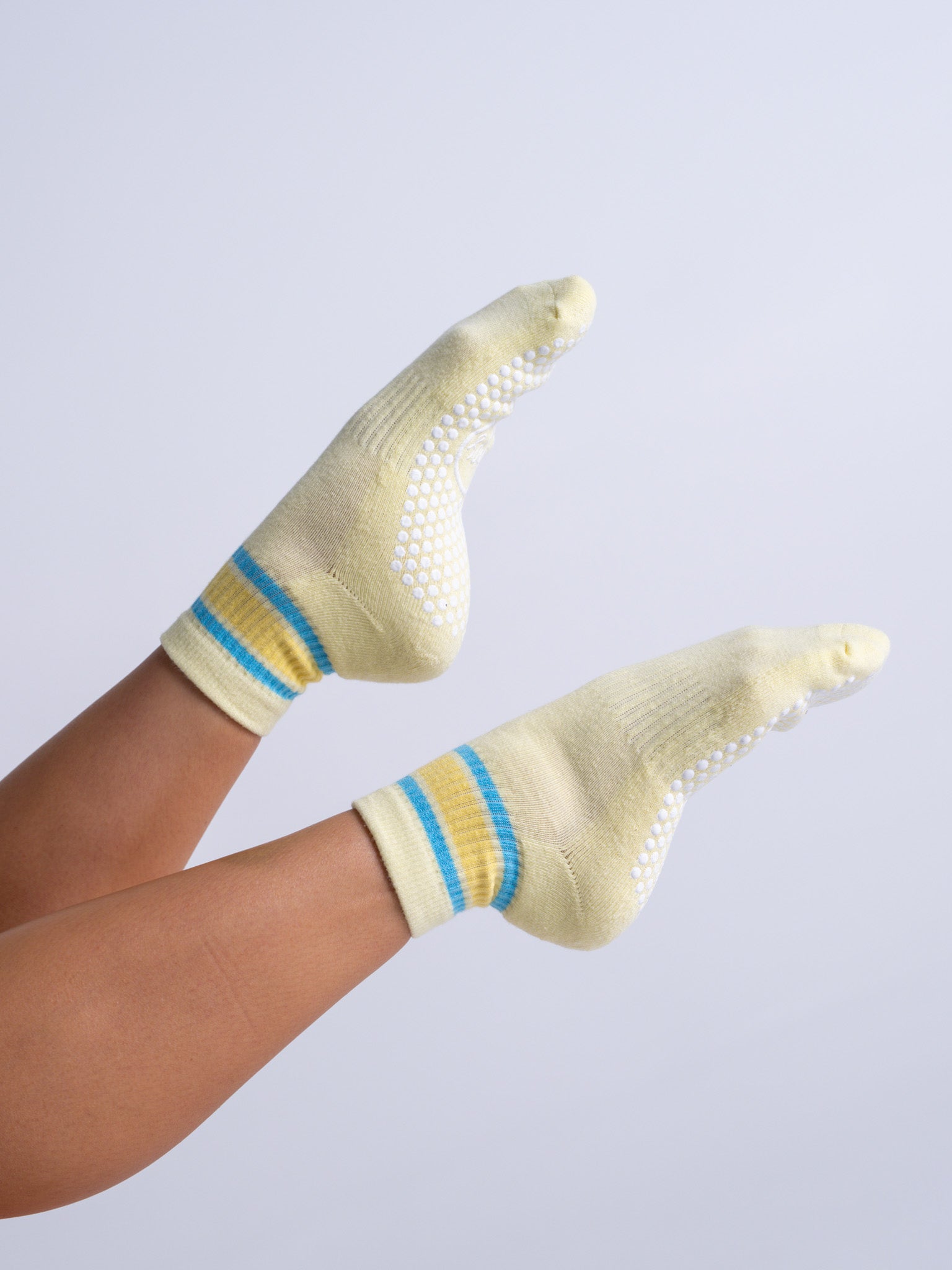 Cali Quarter - Yellow + Yellow/Blue Stripe