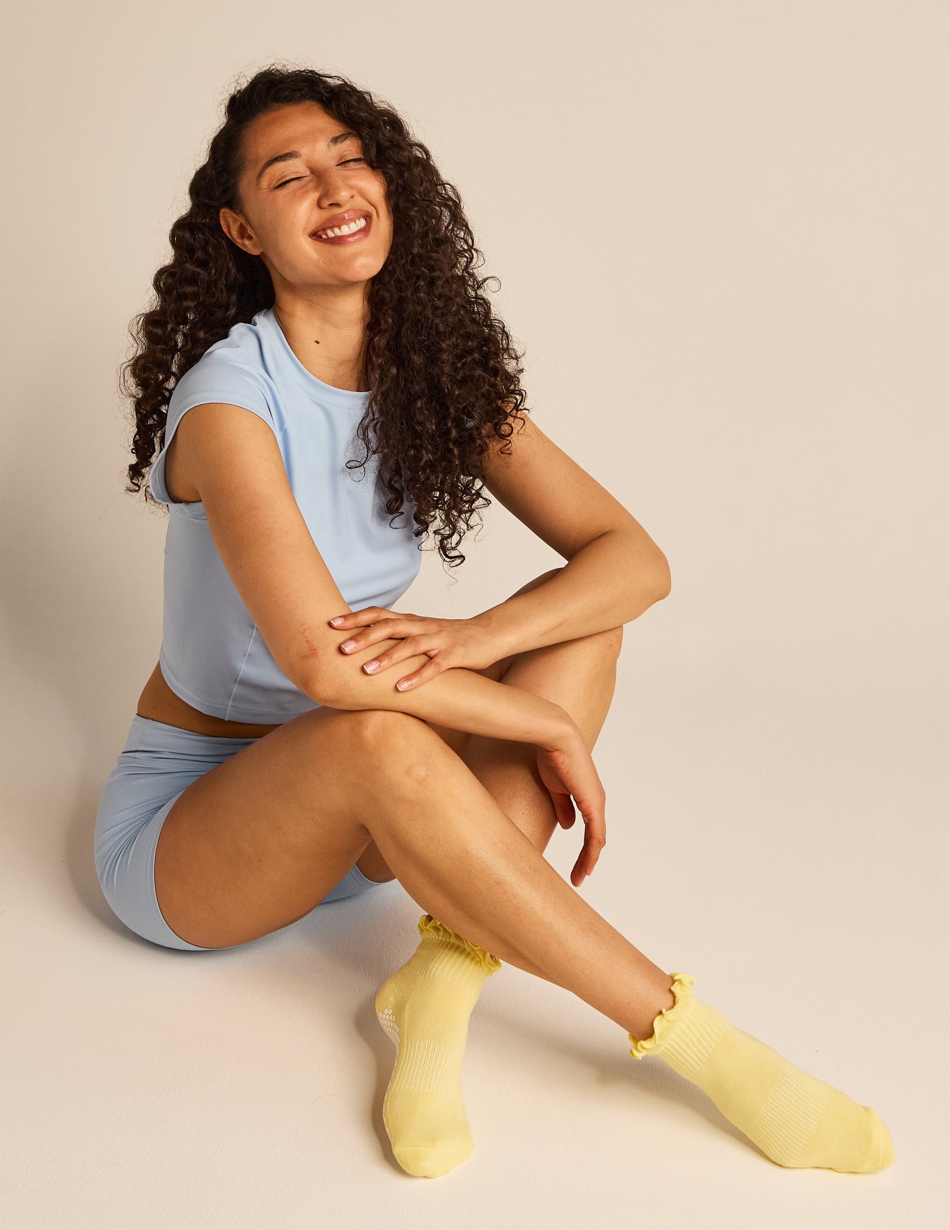 The Ruffle Grip Sock