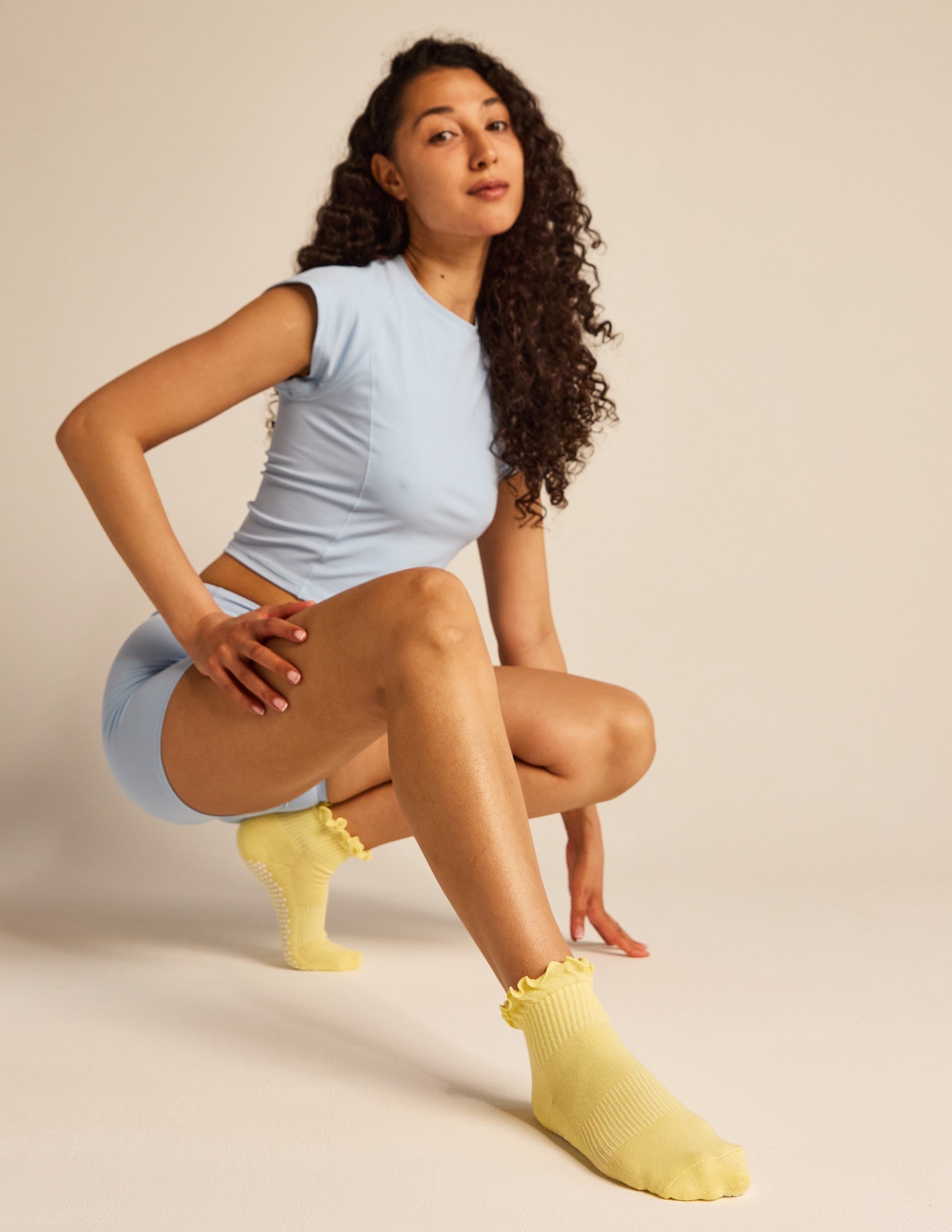 The Ruffle Grip Sock