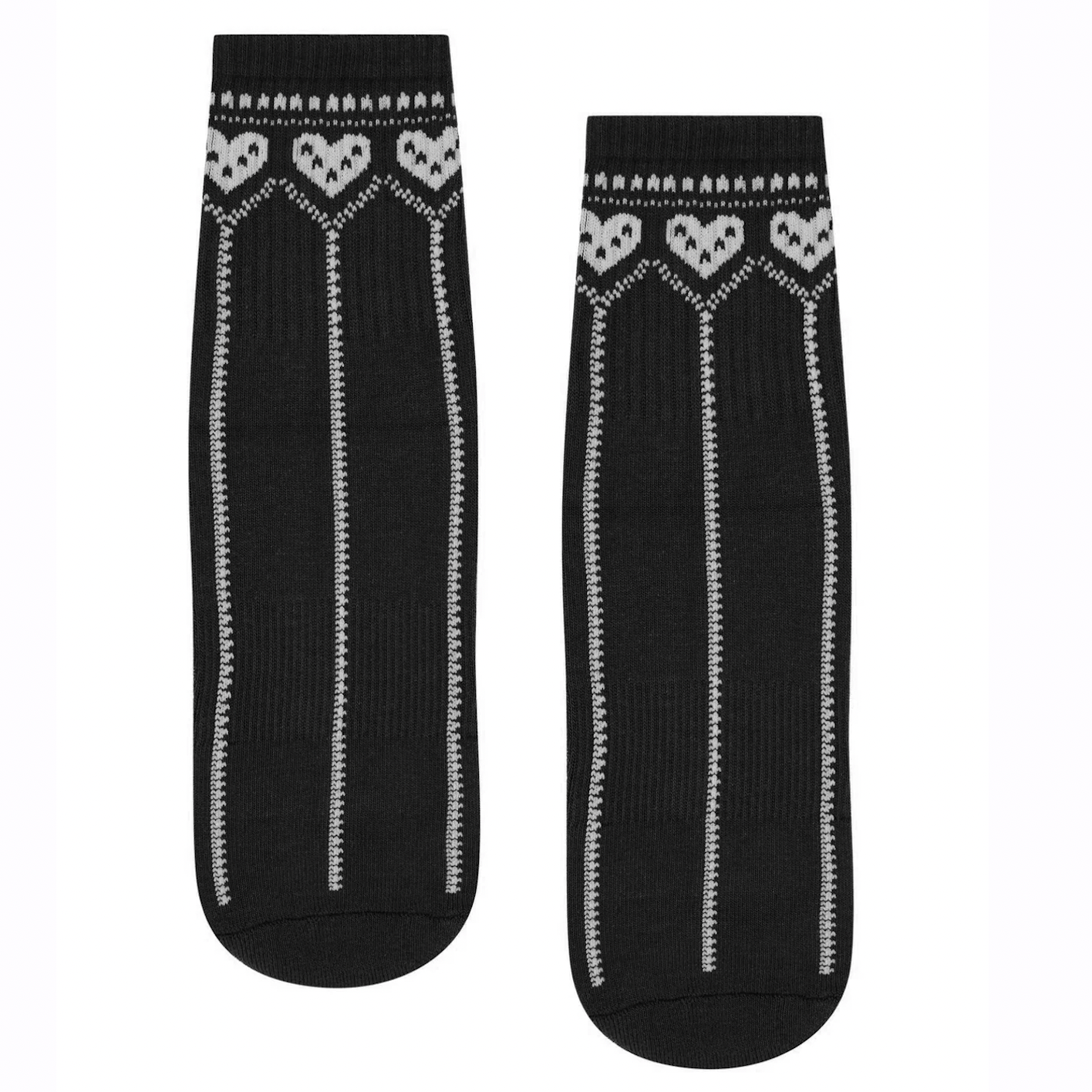 Crew Grip Socks - Alpine Heart (Barre / Pilates)