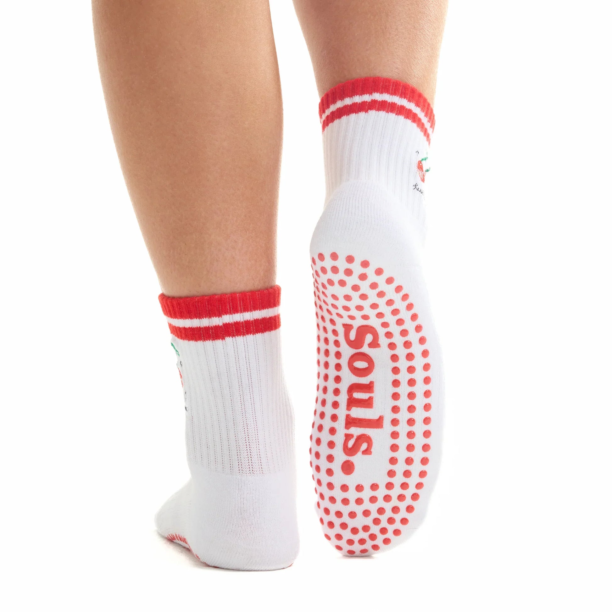Lucky You - Short Crew Grip Sock (Barre / Pilates)