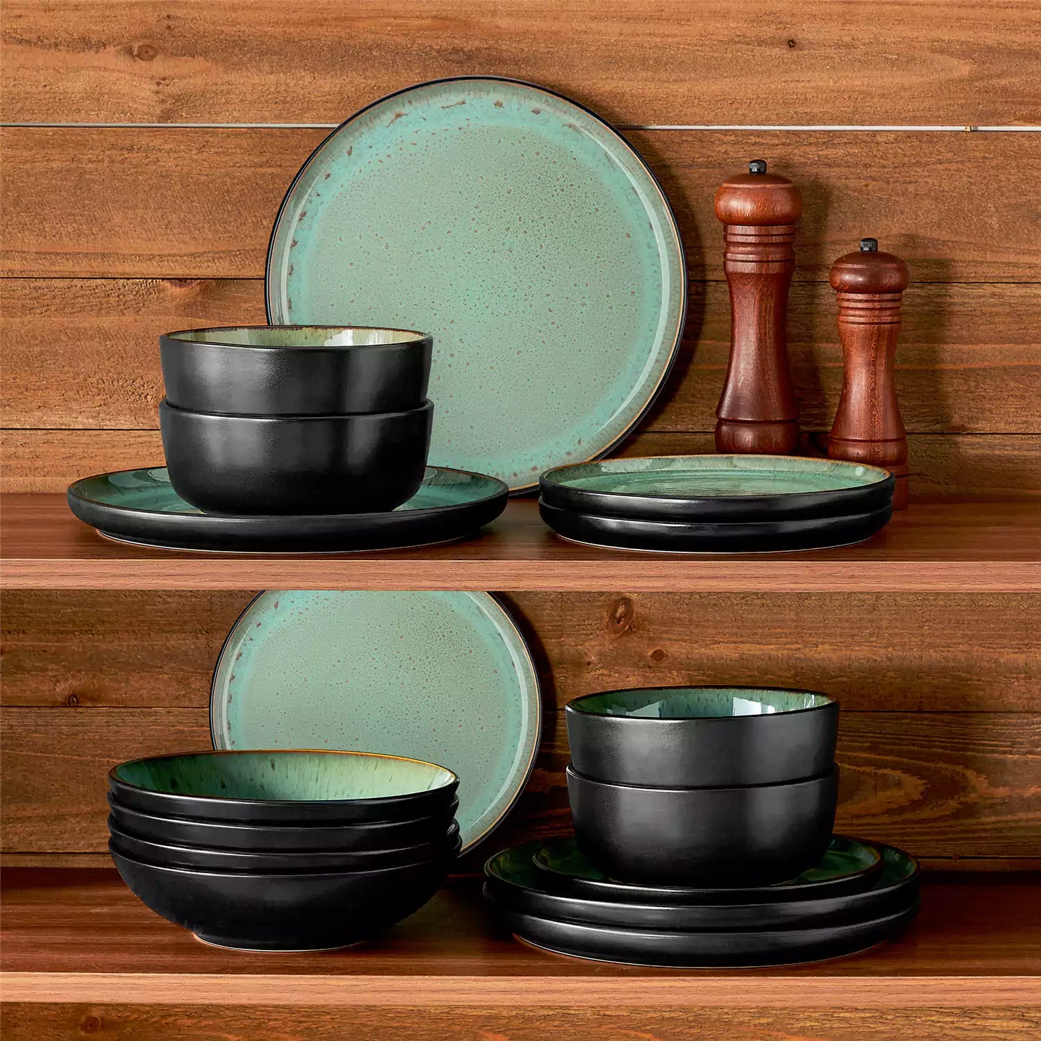 Amber 16 Piece Dinnerware Set